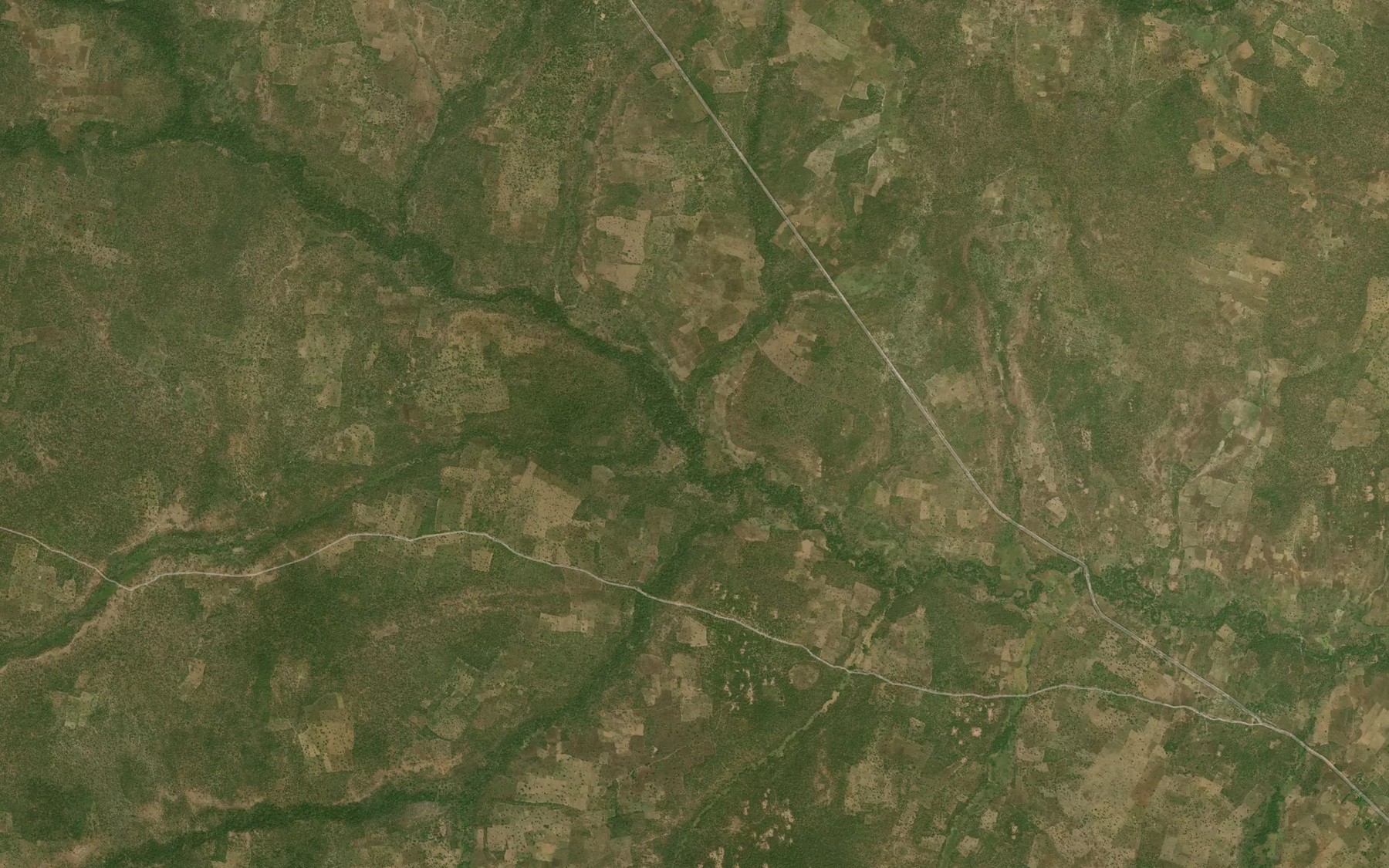 Satellite map of the River Gbetoro