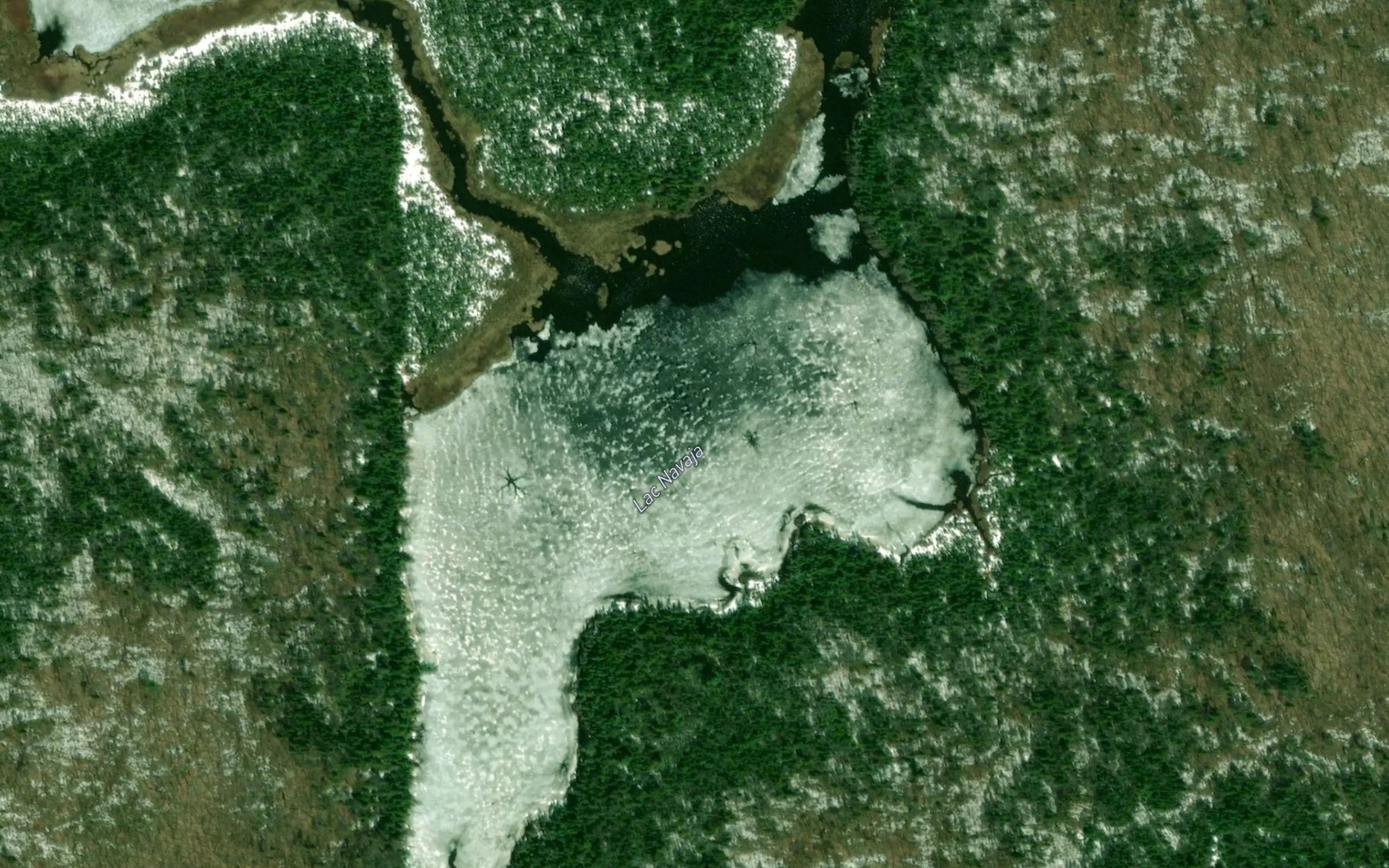 Satellite map of the Lac Navaja