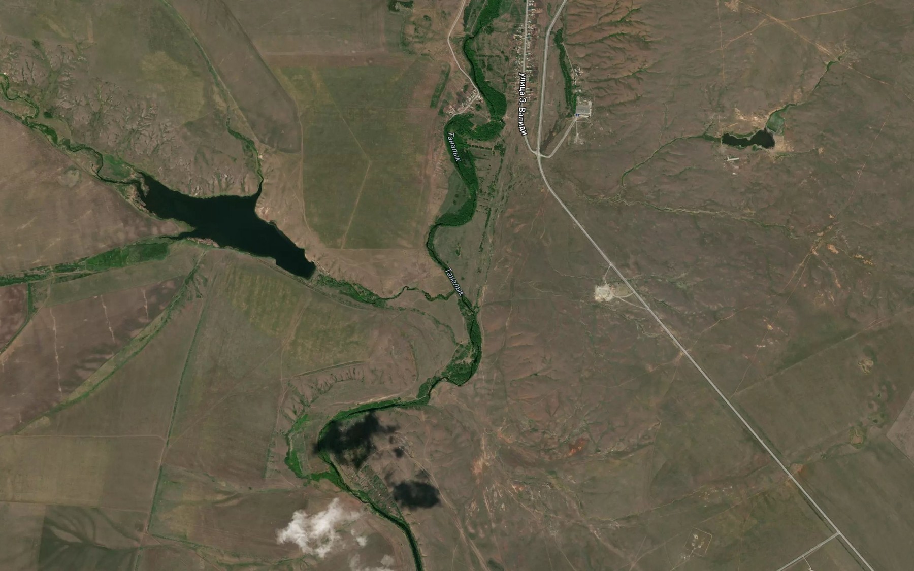 Satellite map of the Yeranagas