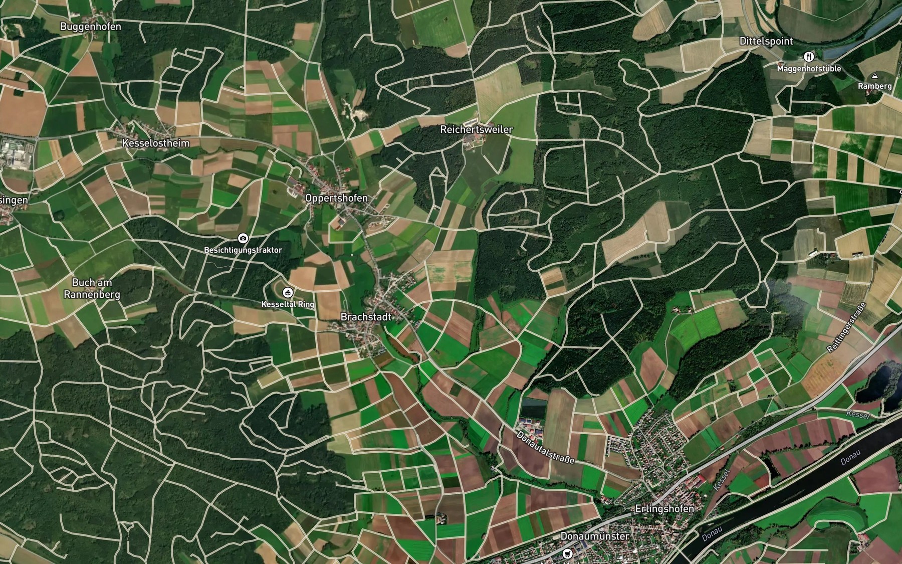 Satellite map of the Moosgraben