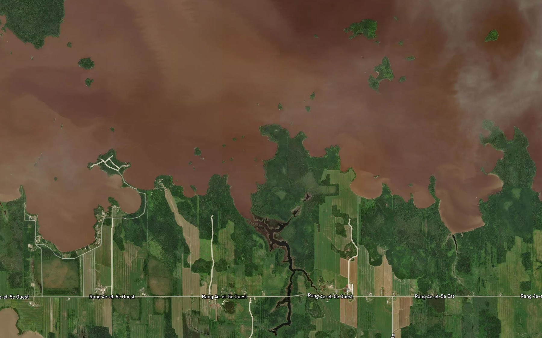Satellite map of the Ruisseau Couture
