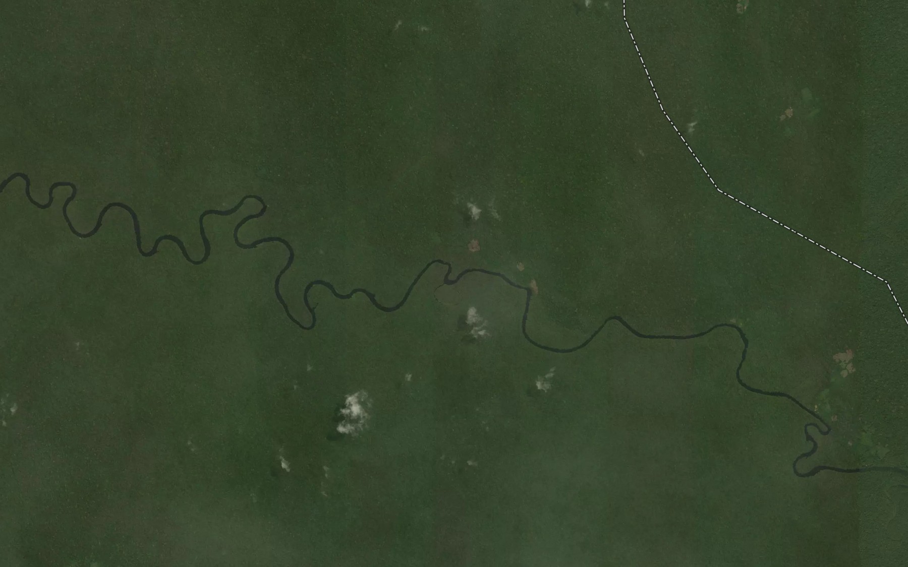 Satellite map of the Waya