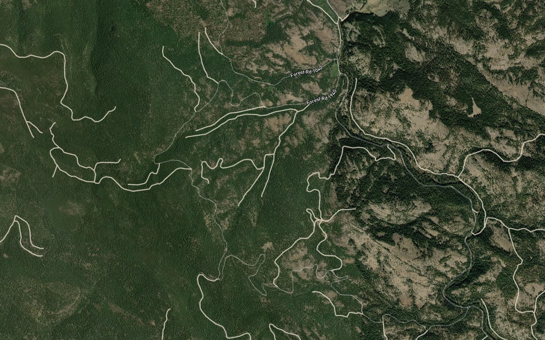 Satellite map of the Wiggler Spring