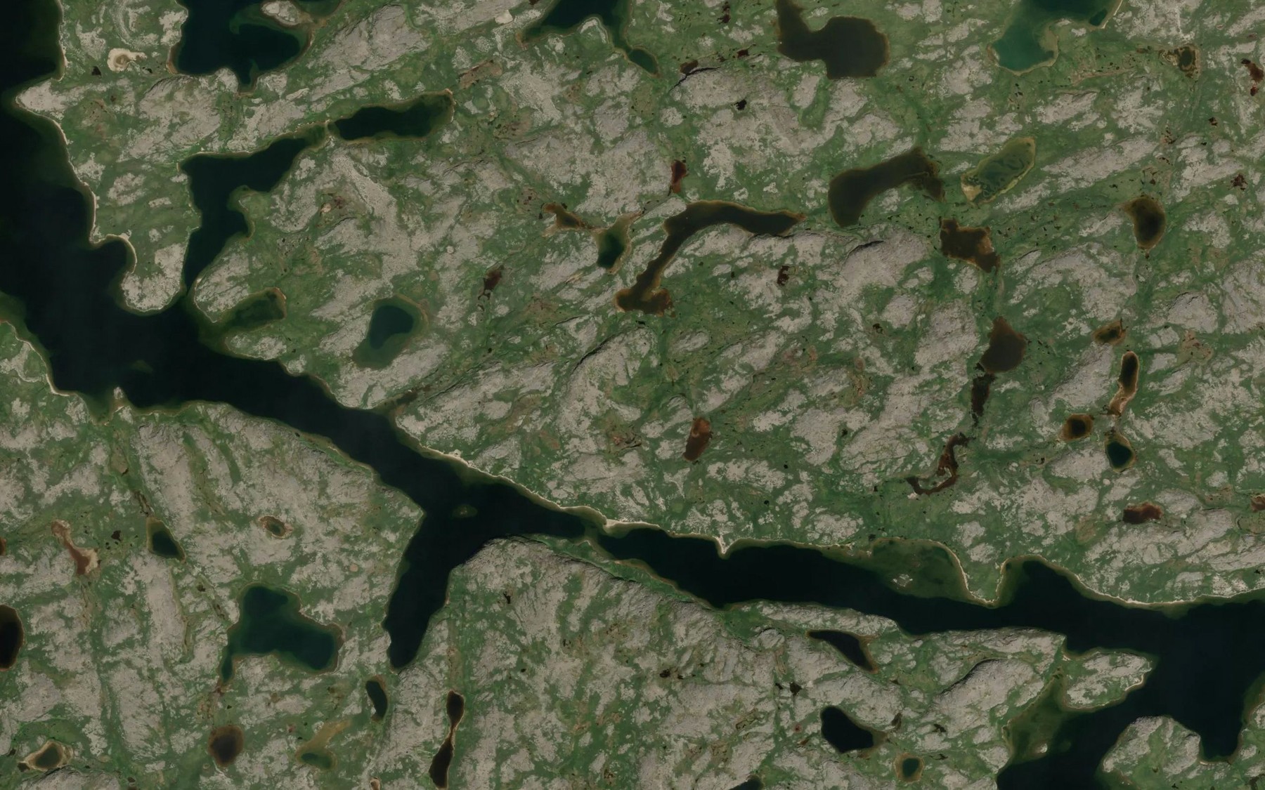 Satellite map of the Passe Quurngualuk