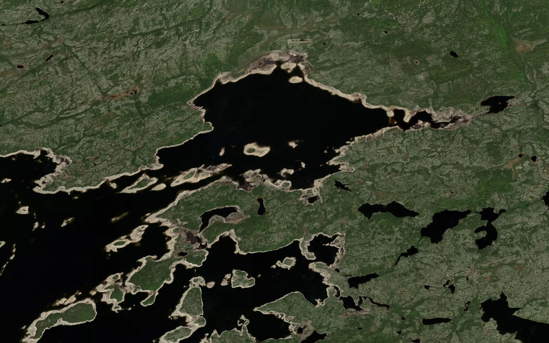 Satellite map of the Baie Kuskipis