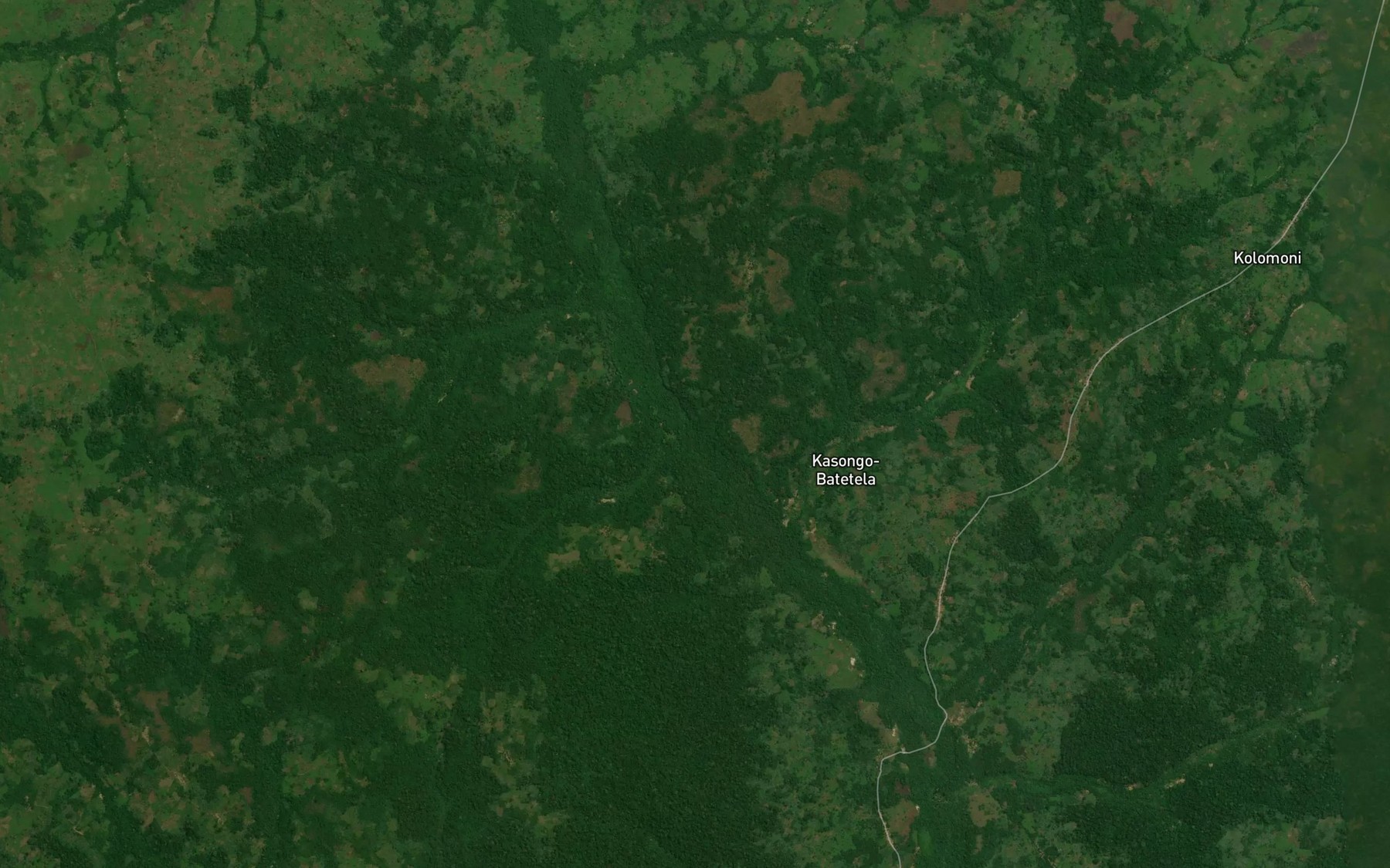 Satellite map of the Kamalenga