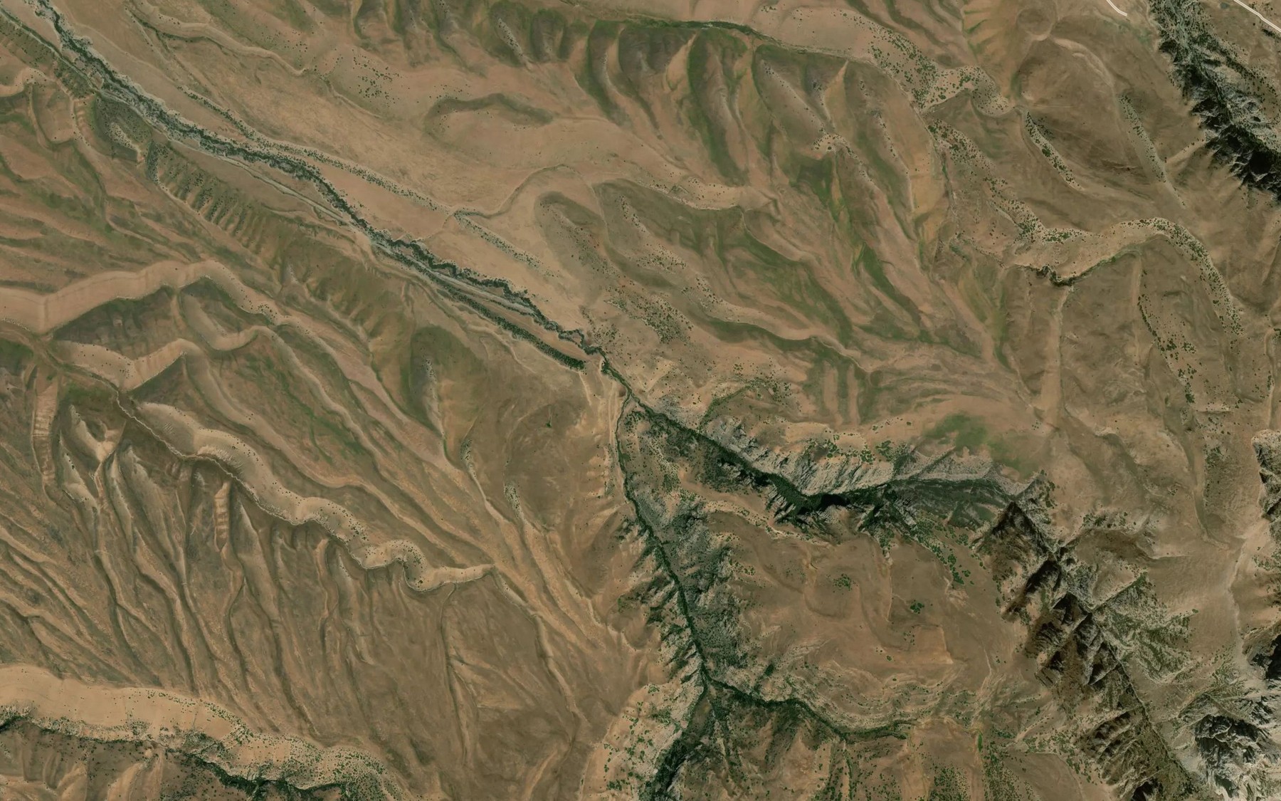 Satellite map of the Uzuk-Bulak