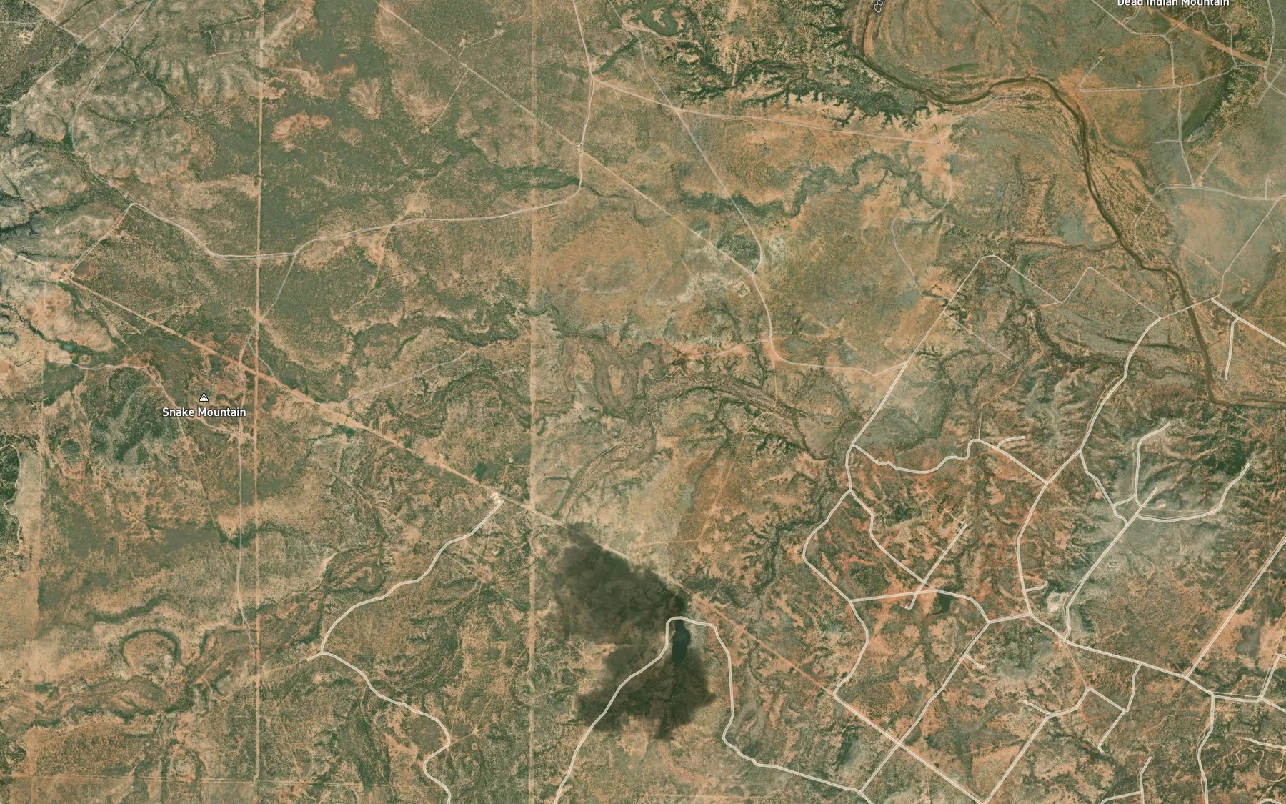 Satellite map of the South Gasconades Creek