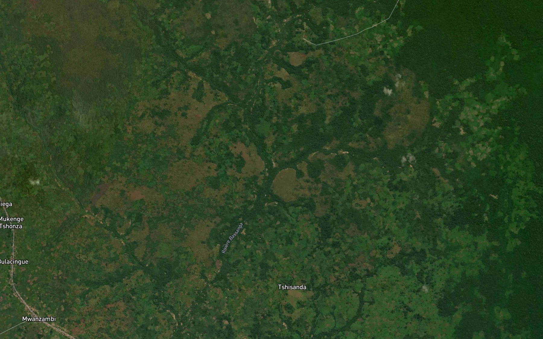 Satellite map of the Suluba