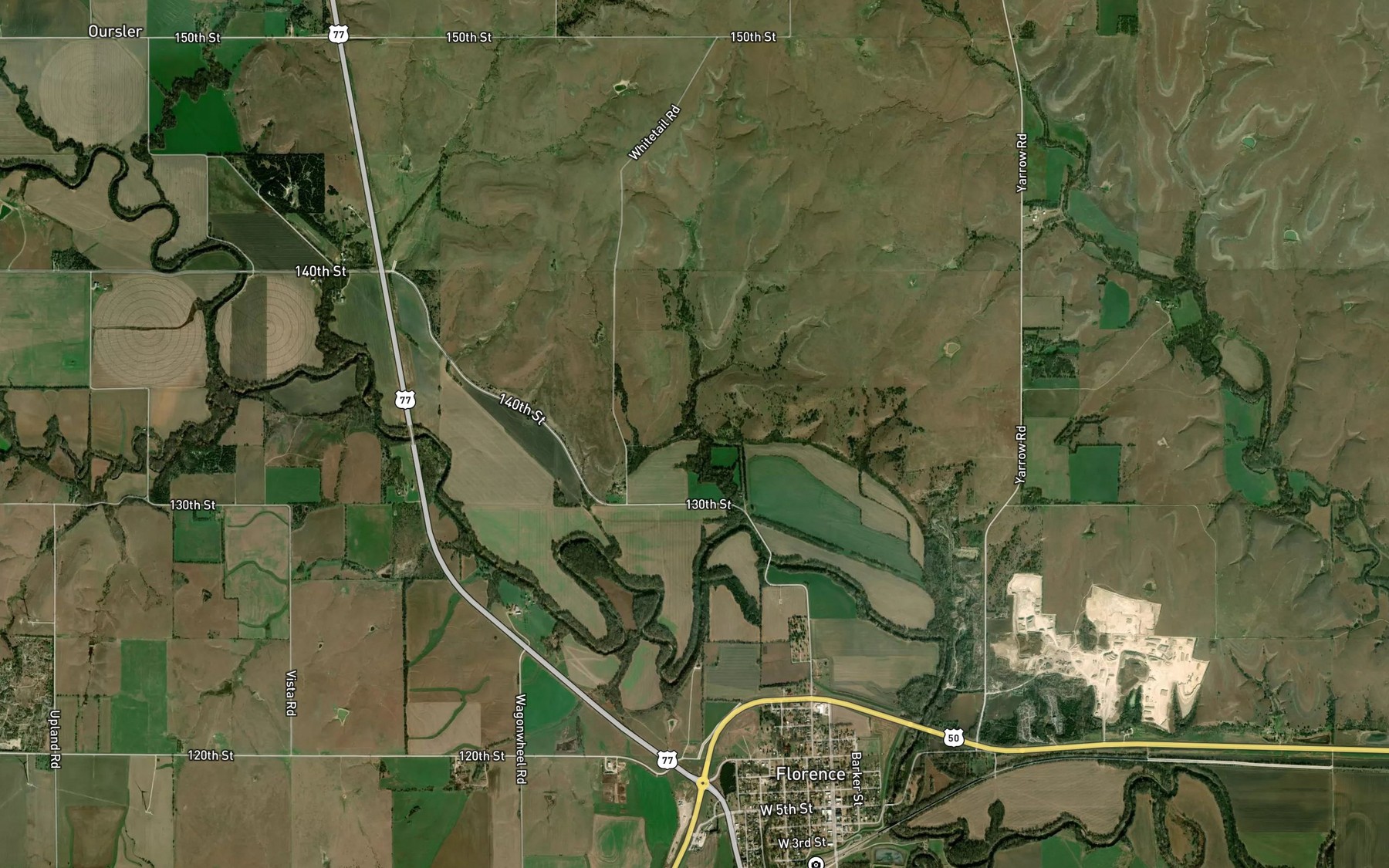 Satellite map of the City Spring