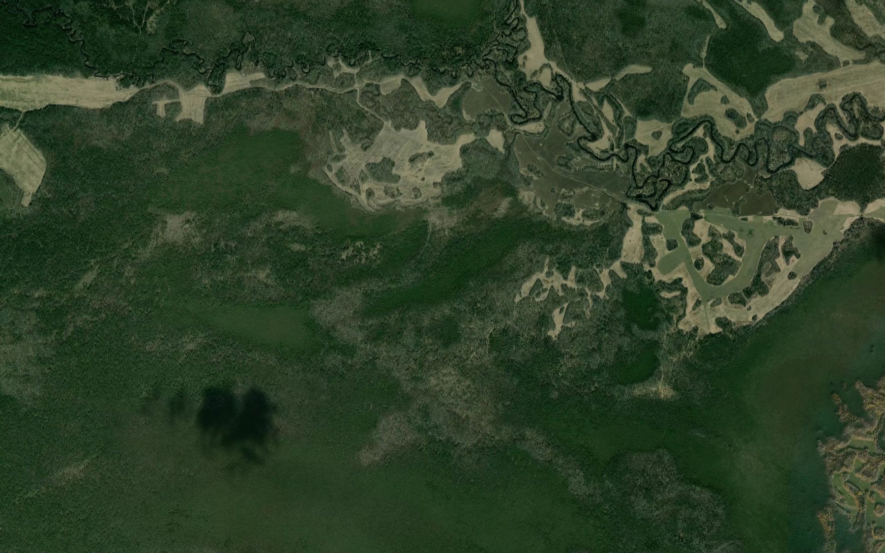 Satellite map of the Bol'shoy Penzer