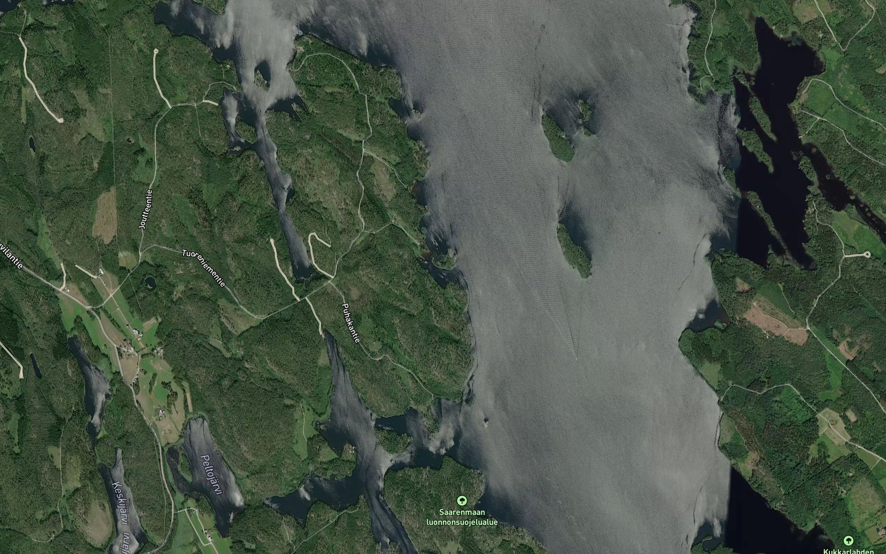 Satellite map of the Laamalahti