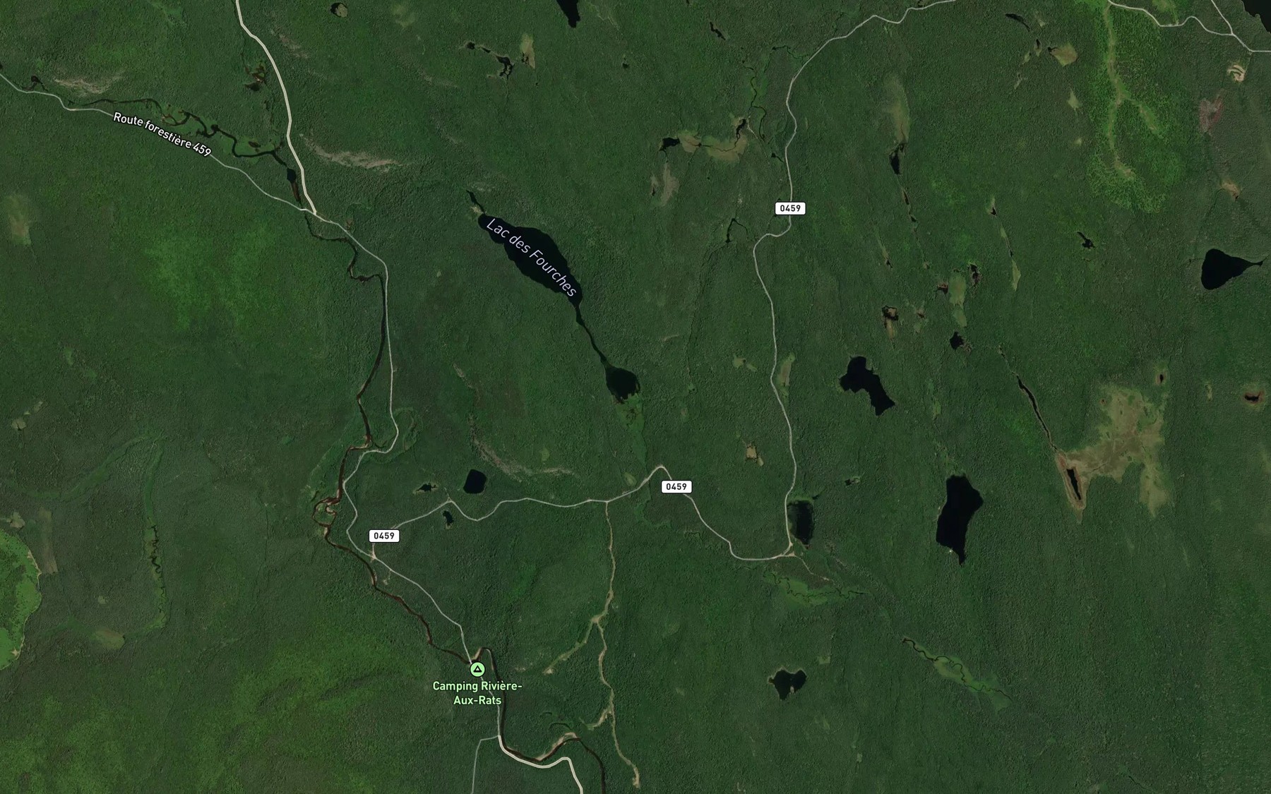 Satellite map of the Ruisseau Philimore