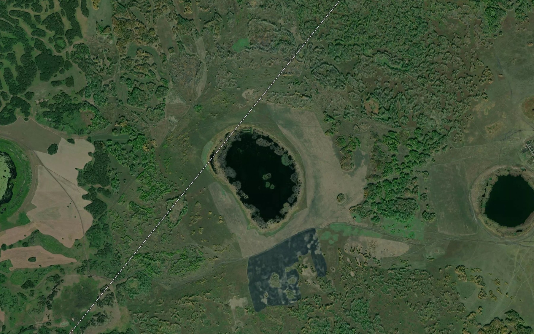 Satellite map of the Ozero Orlovo