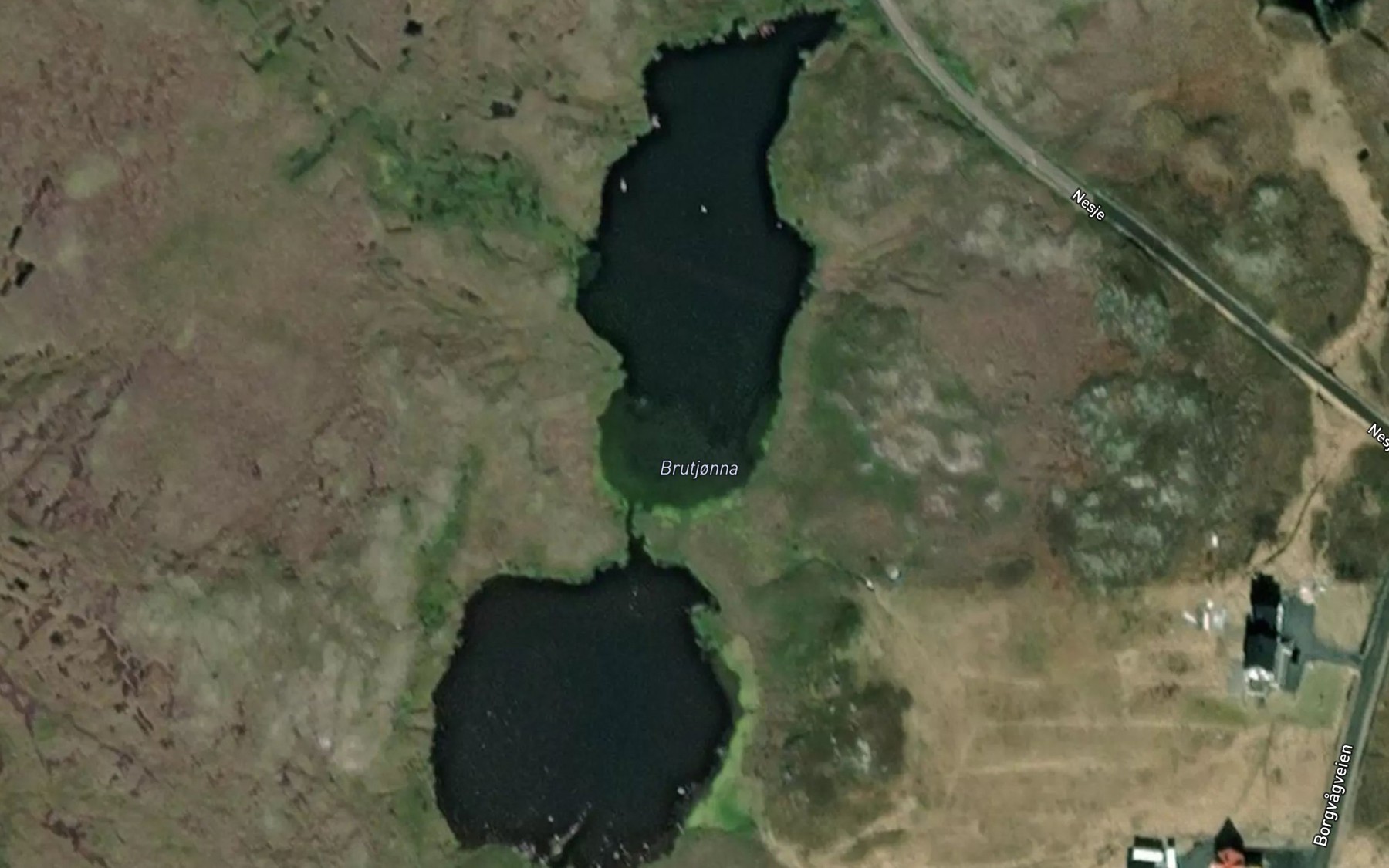 Satellite map of the Brutjorna