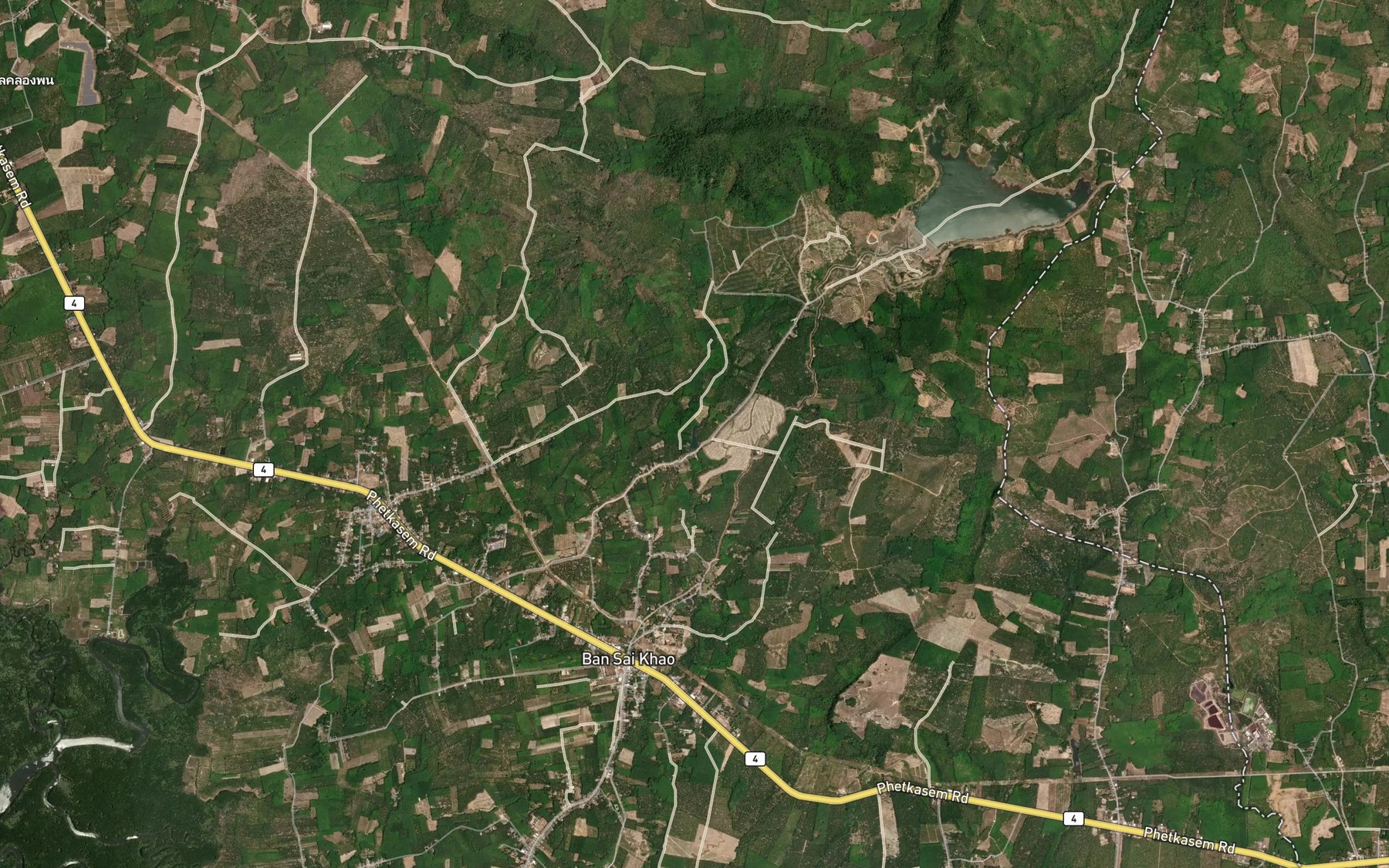 Satellite map of the Sa Nam Huai Ko