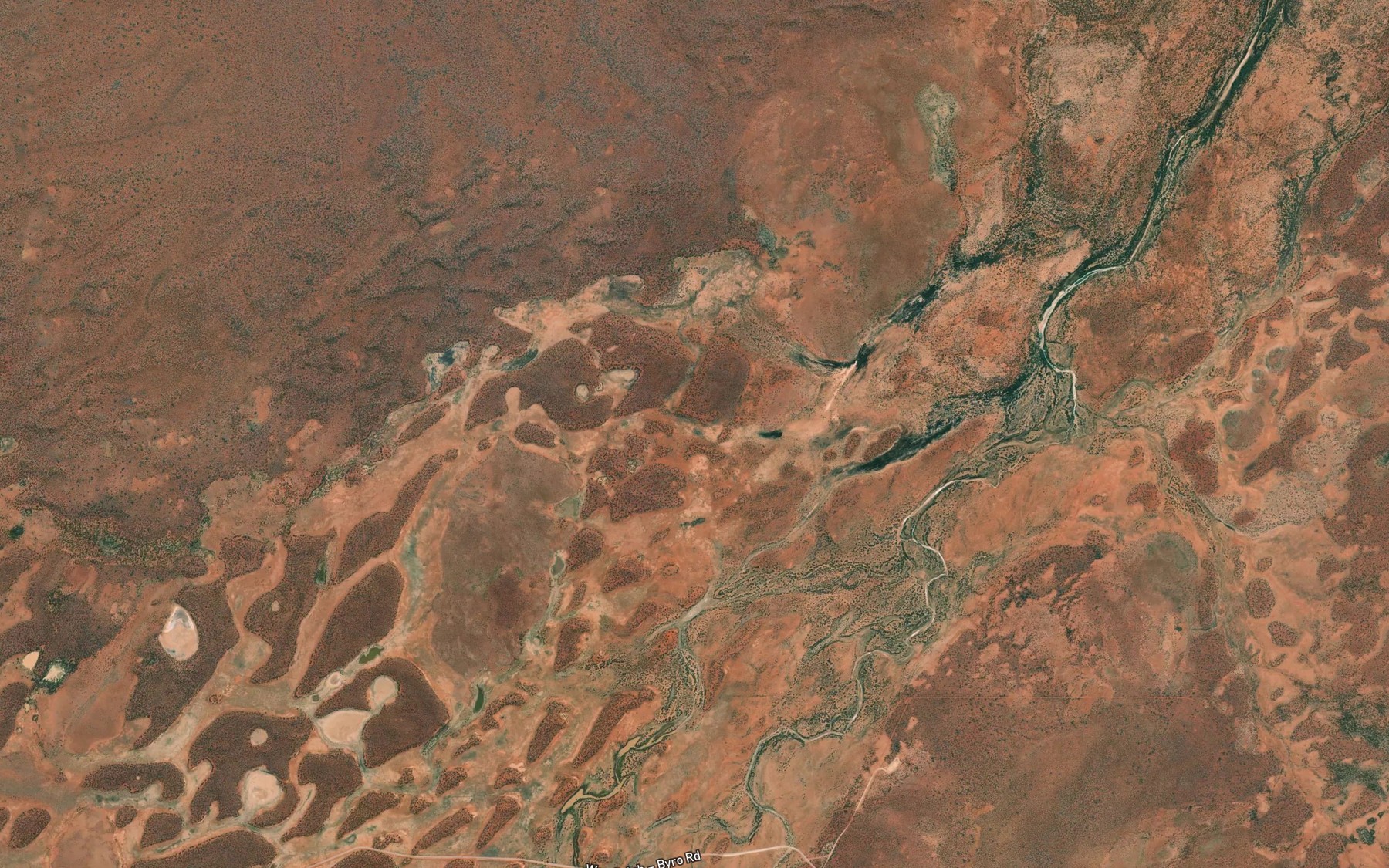 Satellite map of the Minger Minger Pool