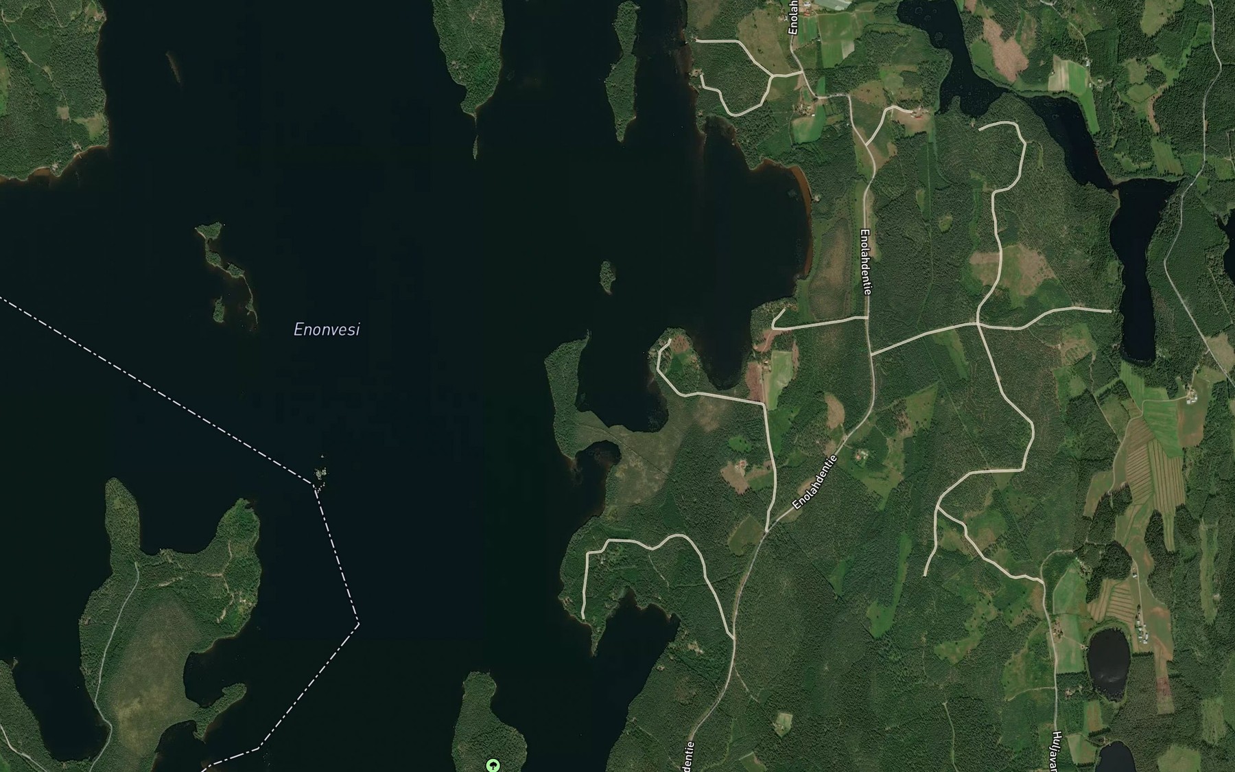 Satellite map of the Suuruspaanlahti