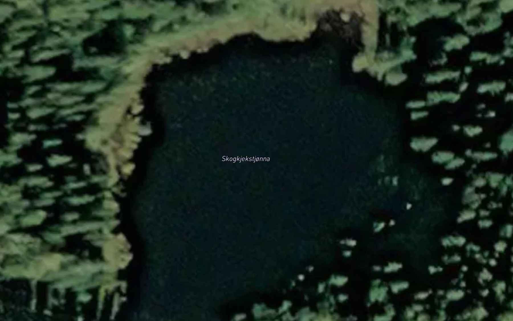 Satellite map of the Skogkjekstjonna
