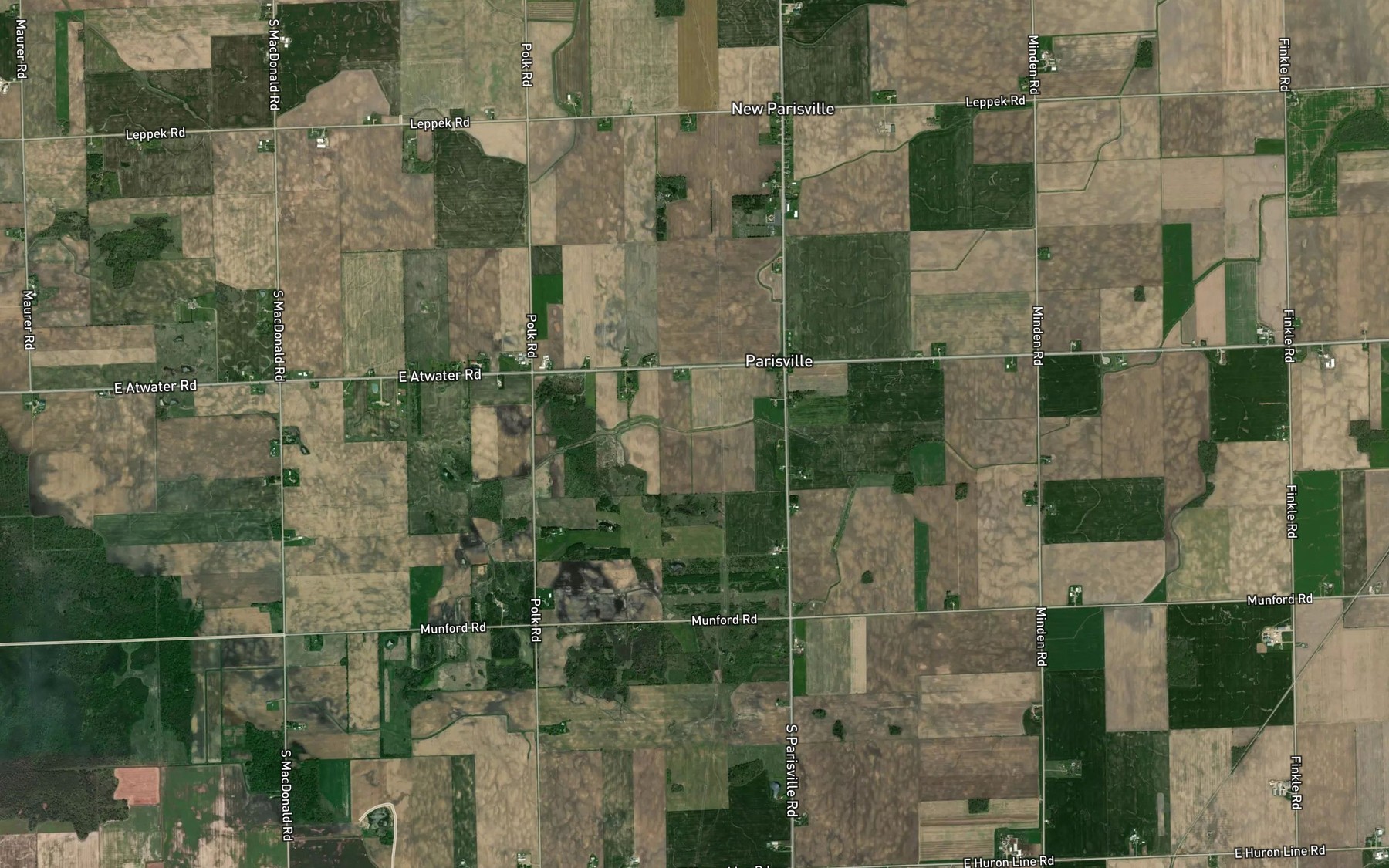 Satellite map of the Grifka Drain