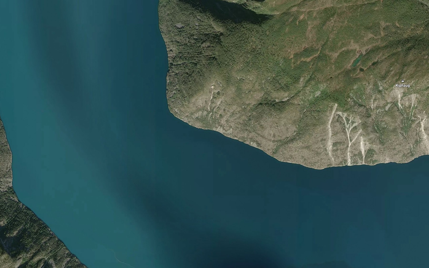 Satellite map of the Lusahamn