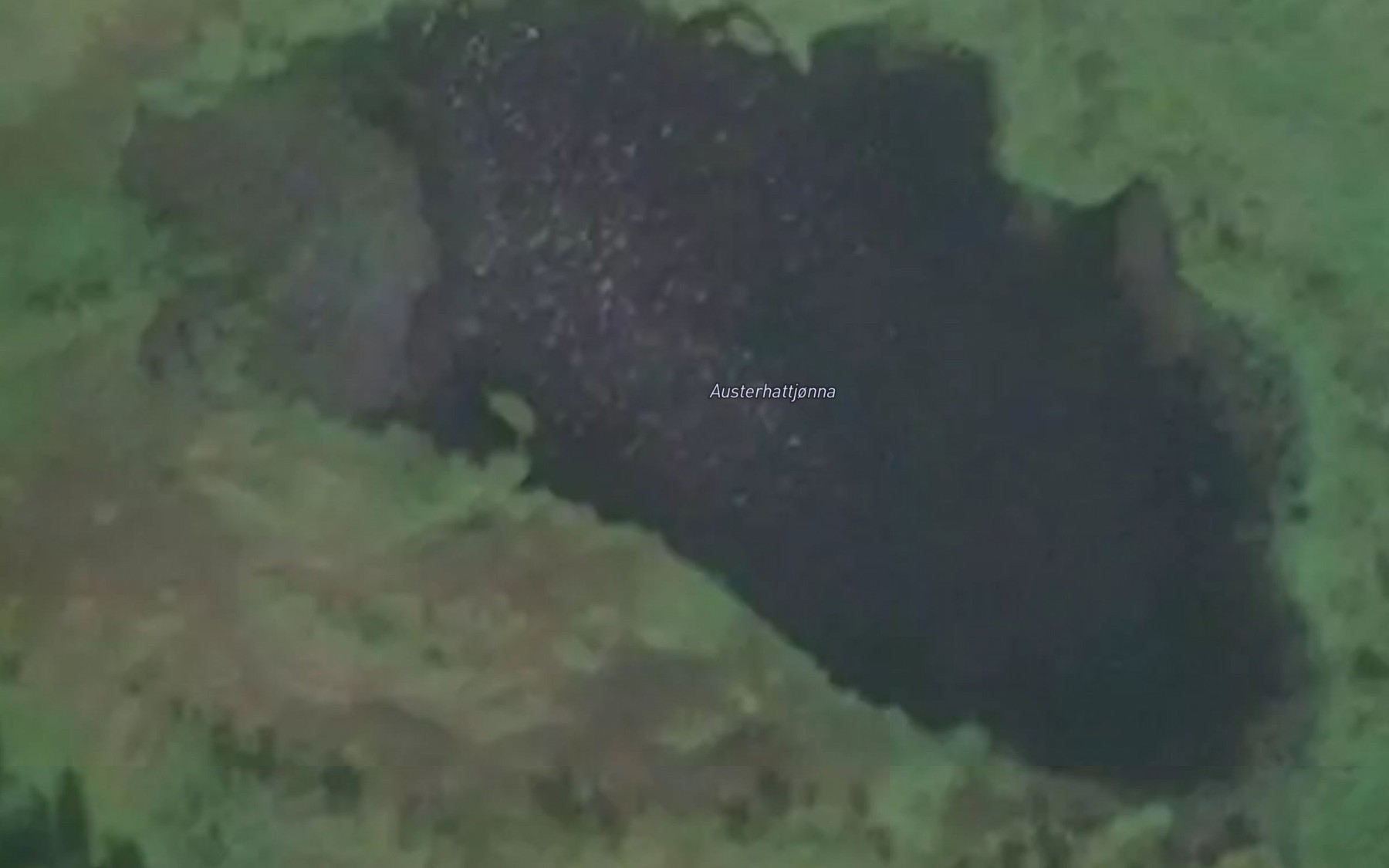 Satellite map of the Hattjorna,ostre