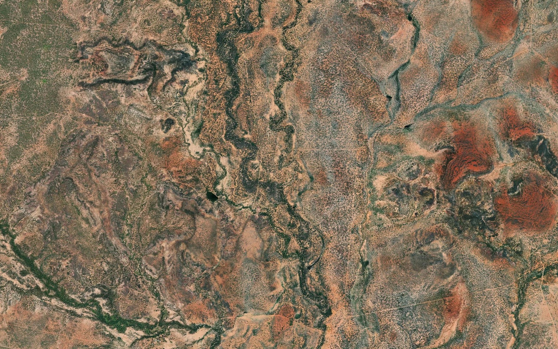 Satellite map of the Brothers Creek
