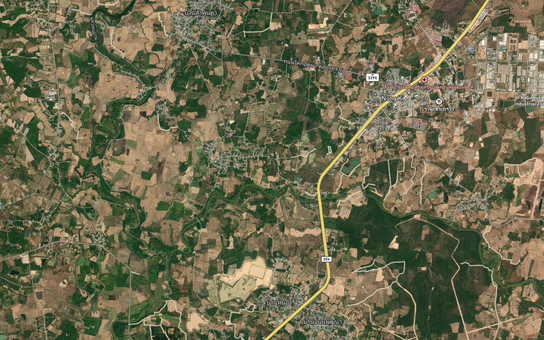 Satellite map of the Nong Bua