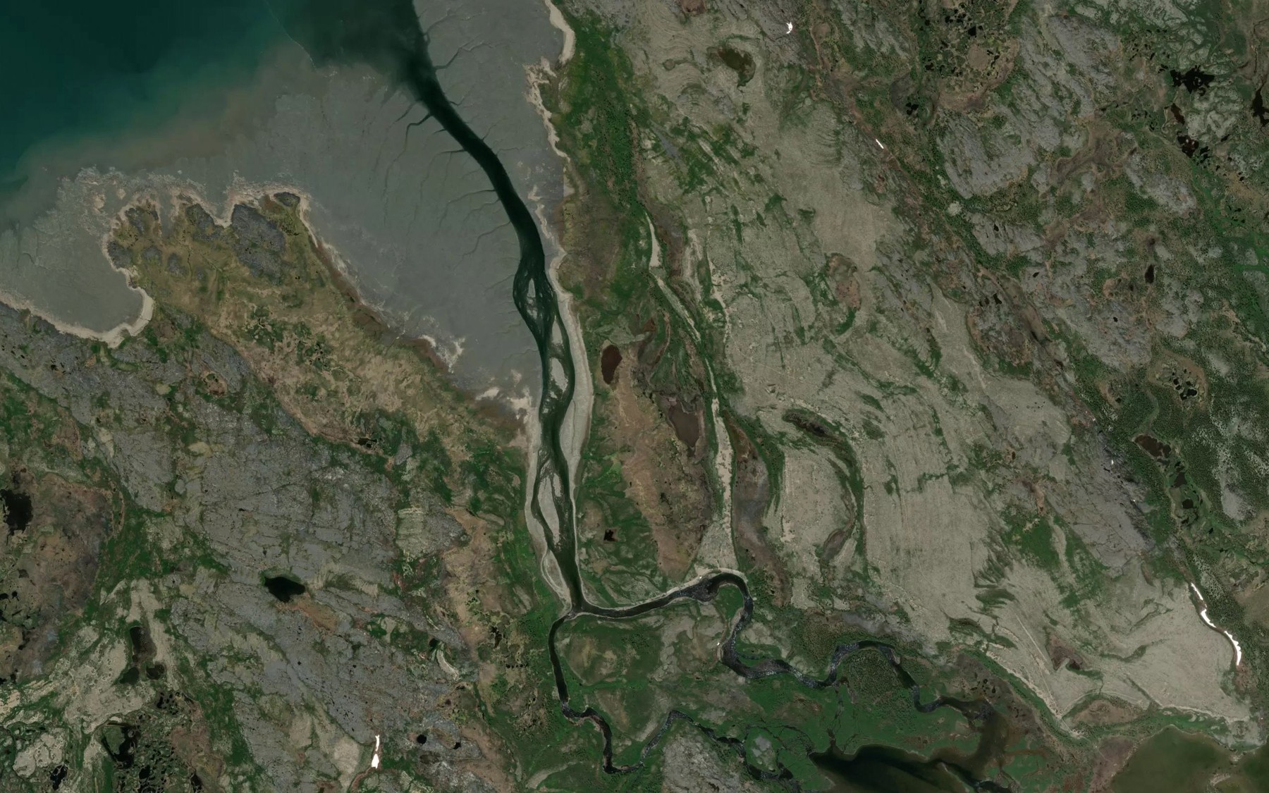 Satellite map of the Riviere Lagreve
