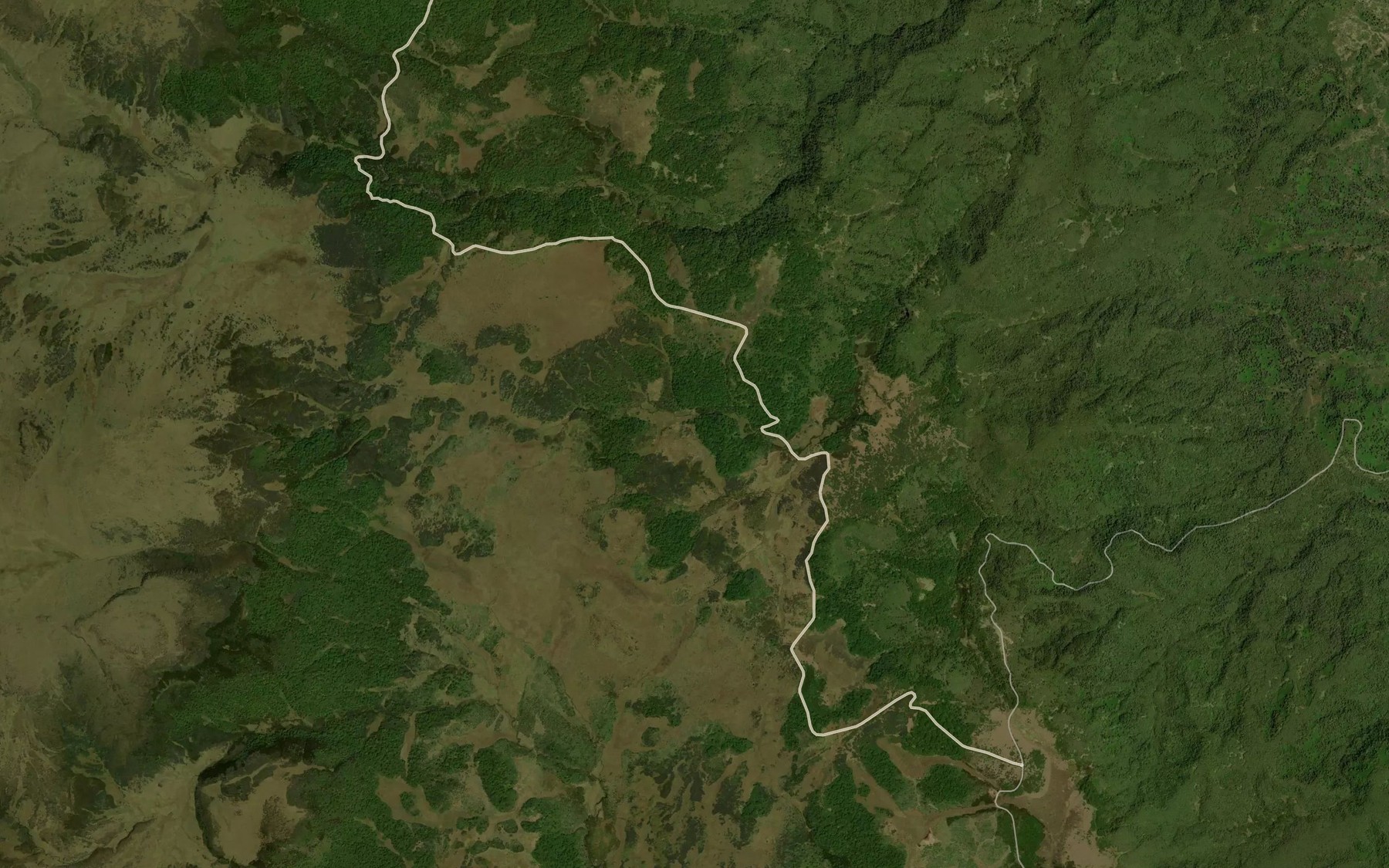 Satellite map of the Mwathe Wa Gaturumo