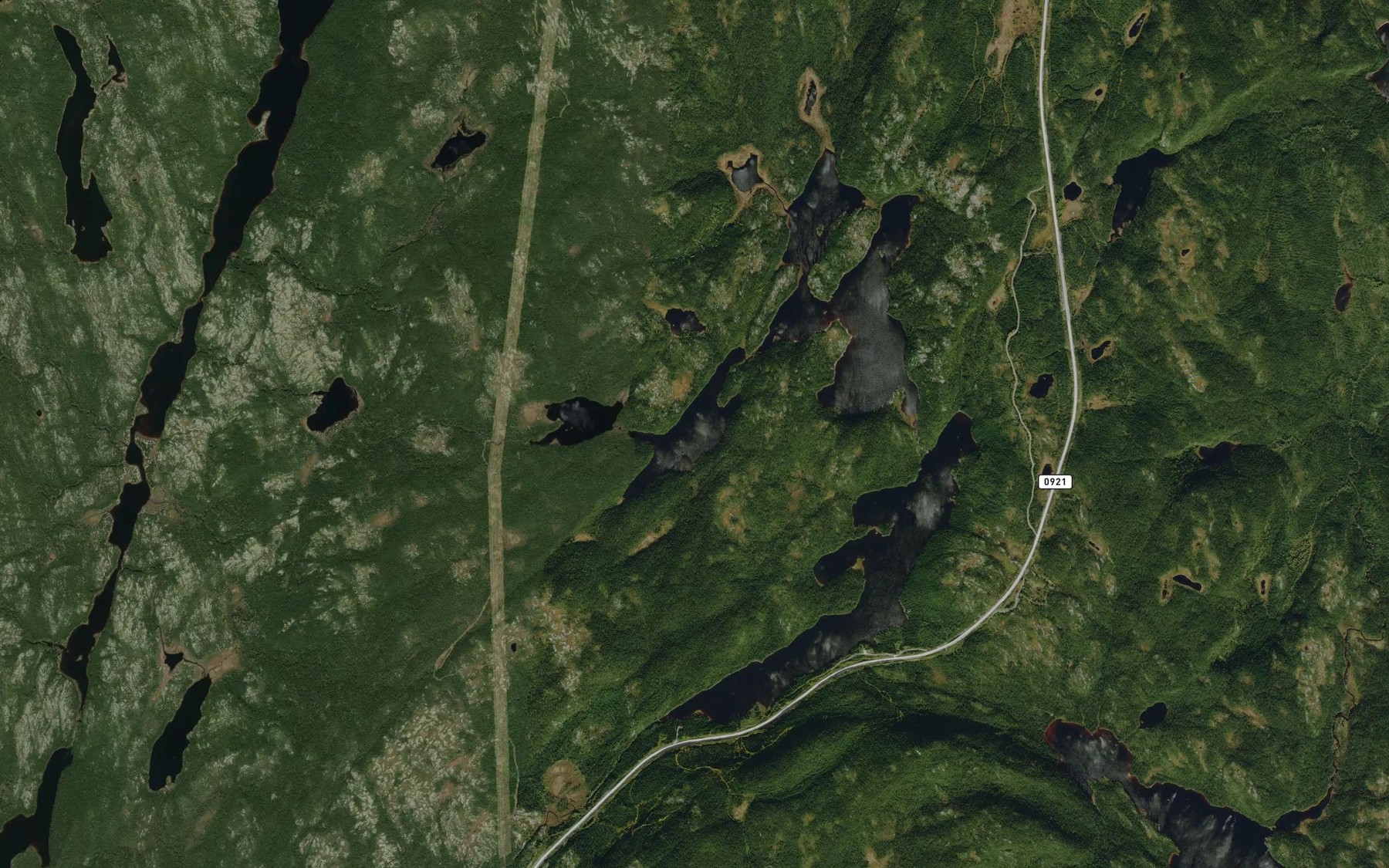 Satellite map of the Lac Savate