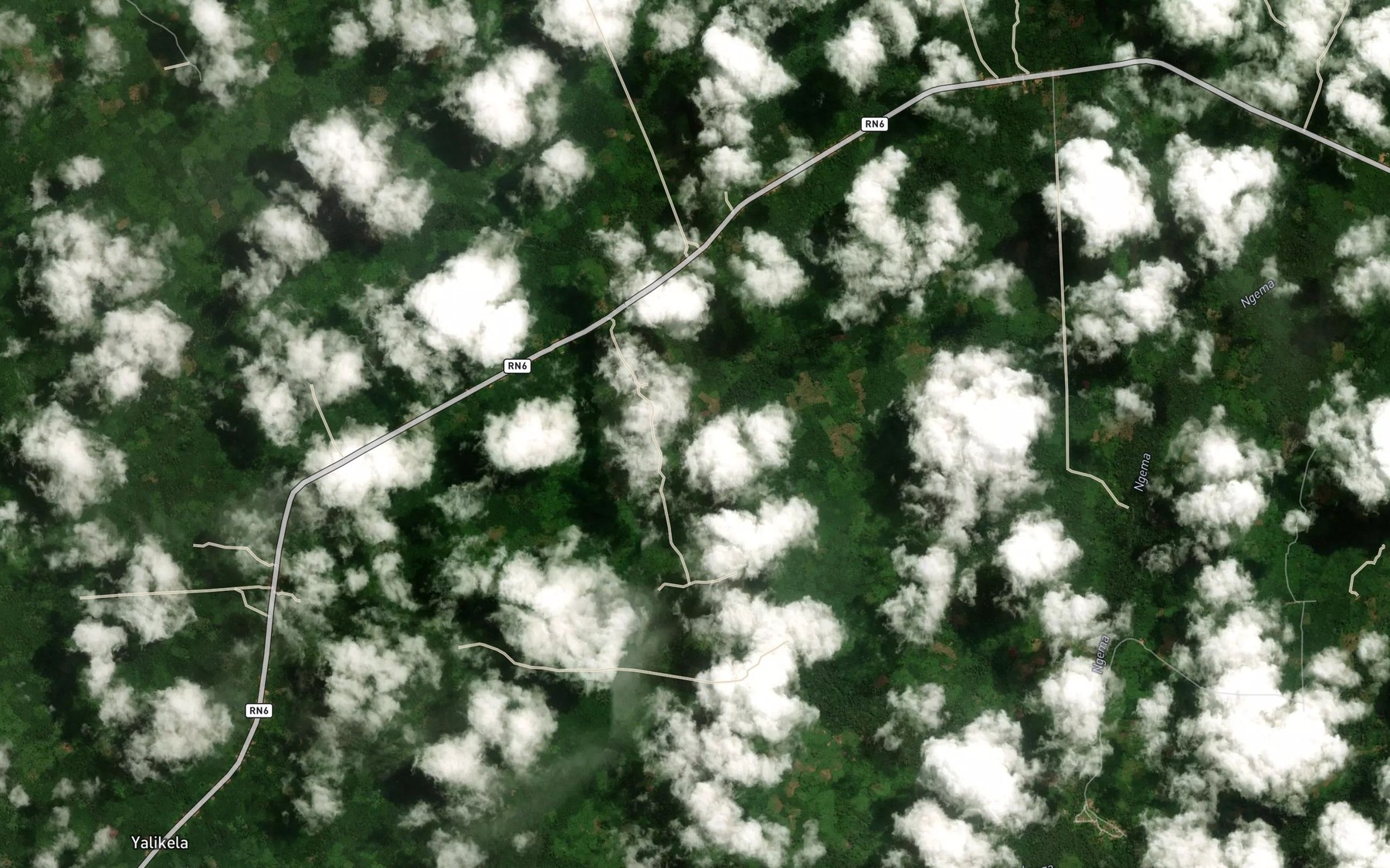 Satellite map of the Abote