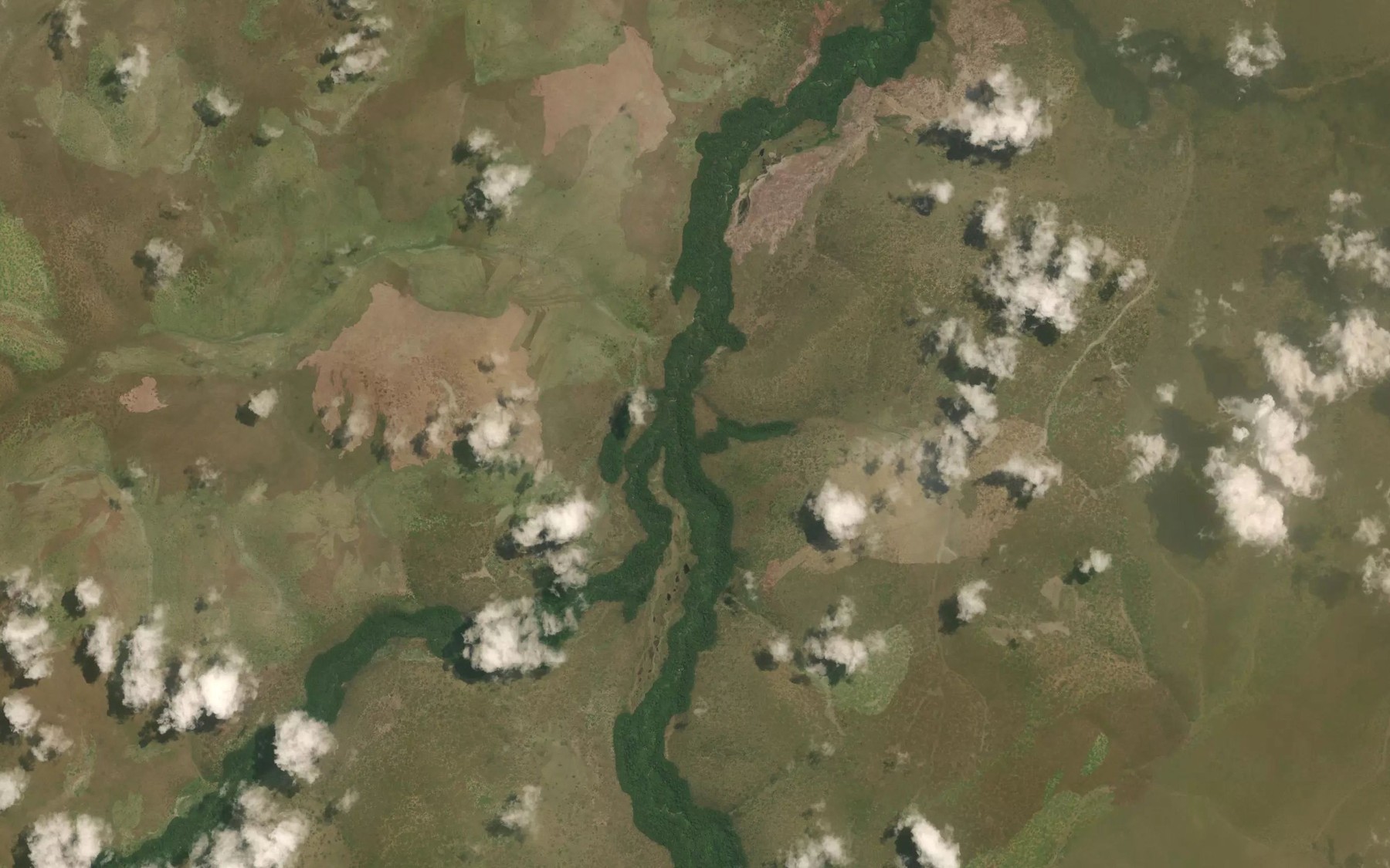 Satellite map of the Dzouila