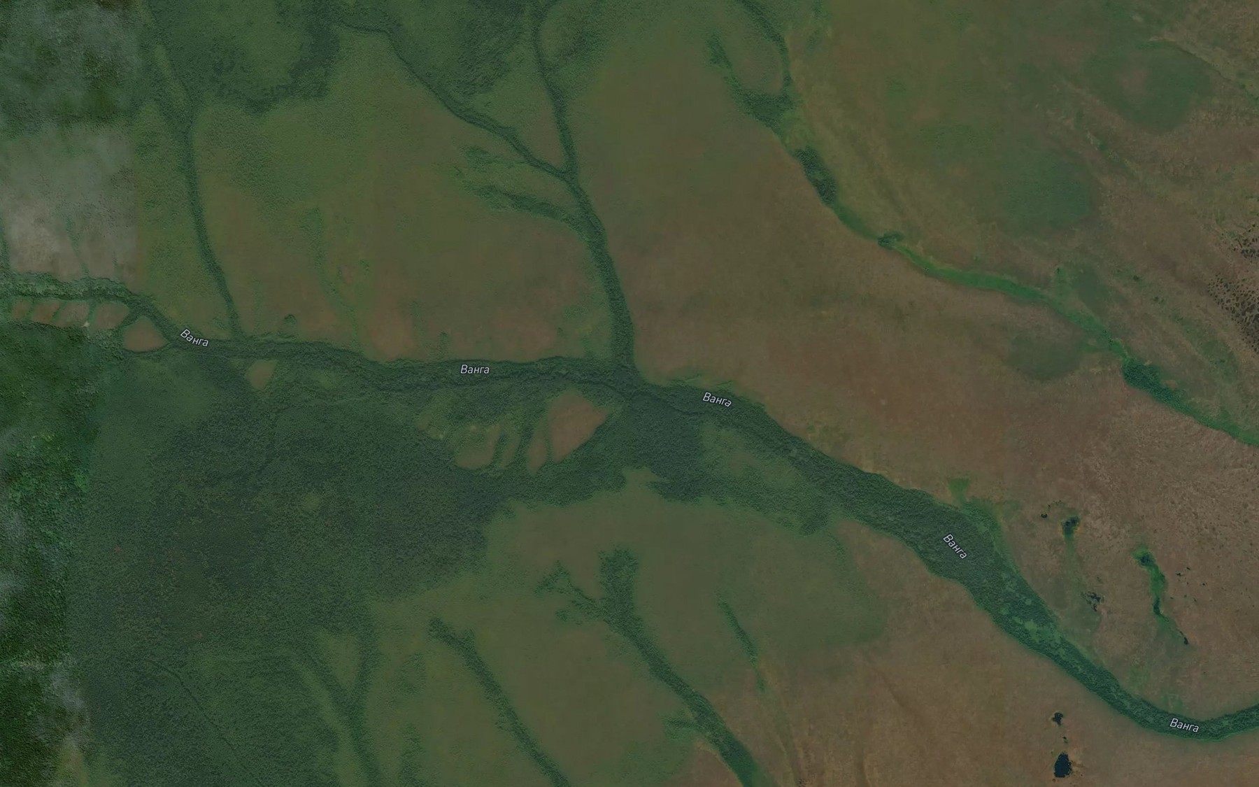 Satellite map of the Rybiy