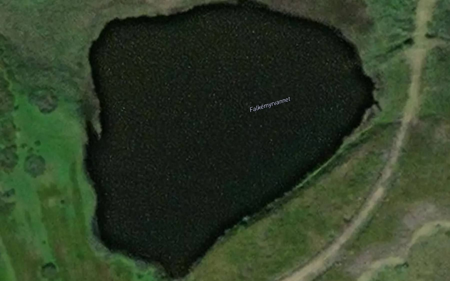 Satellite map of the Falkemyrvatnet