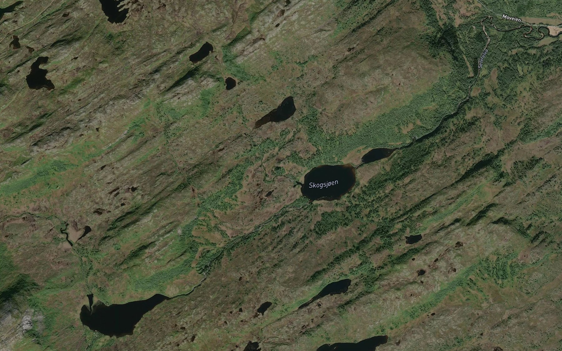 Satellite map of the Kopparbekken