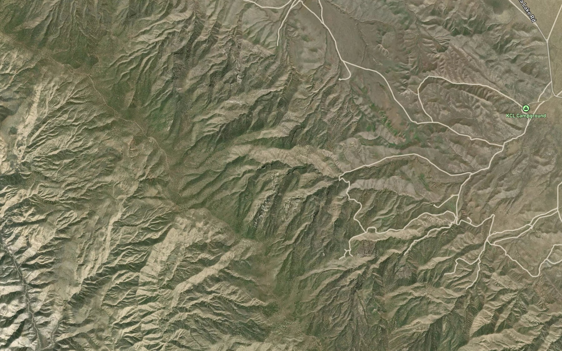 Satellite map of the Goat Spring