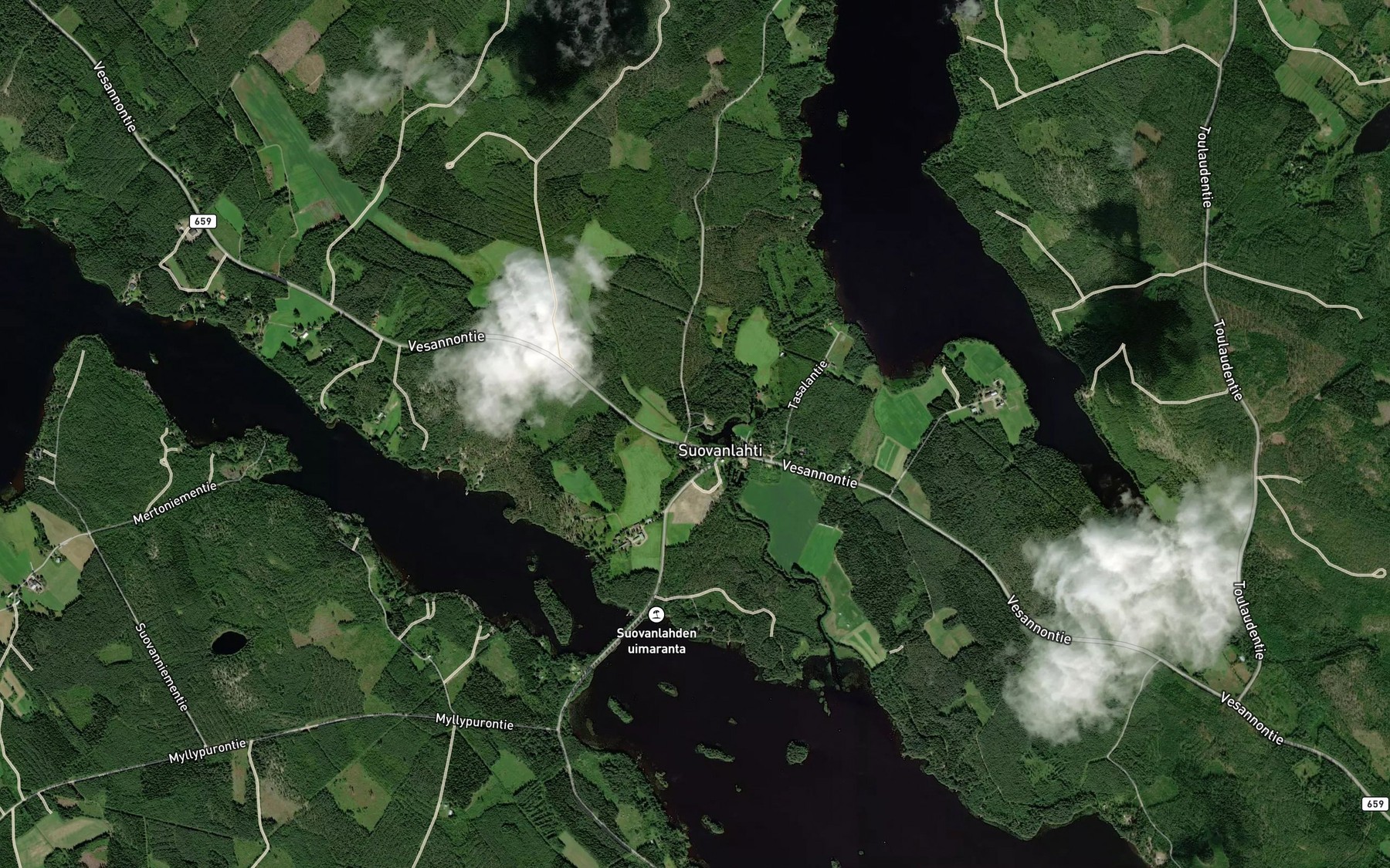 Satellite map of the Susipuro