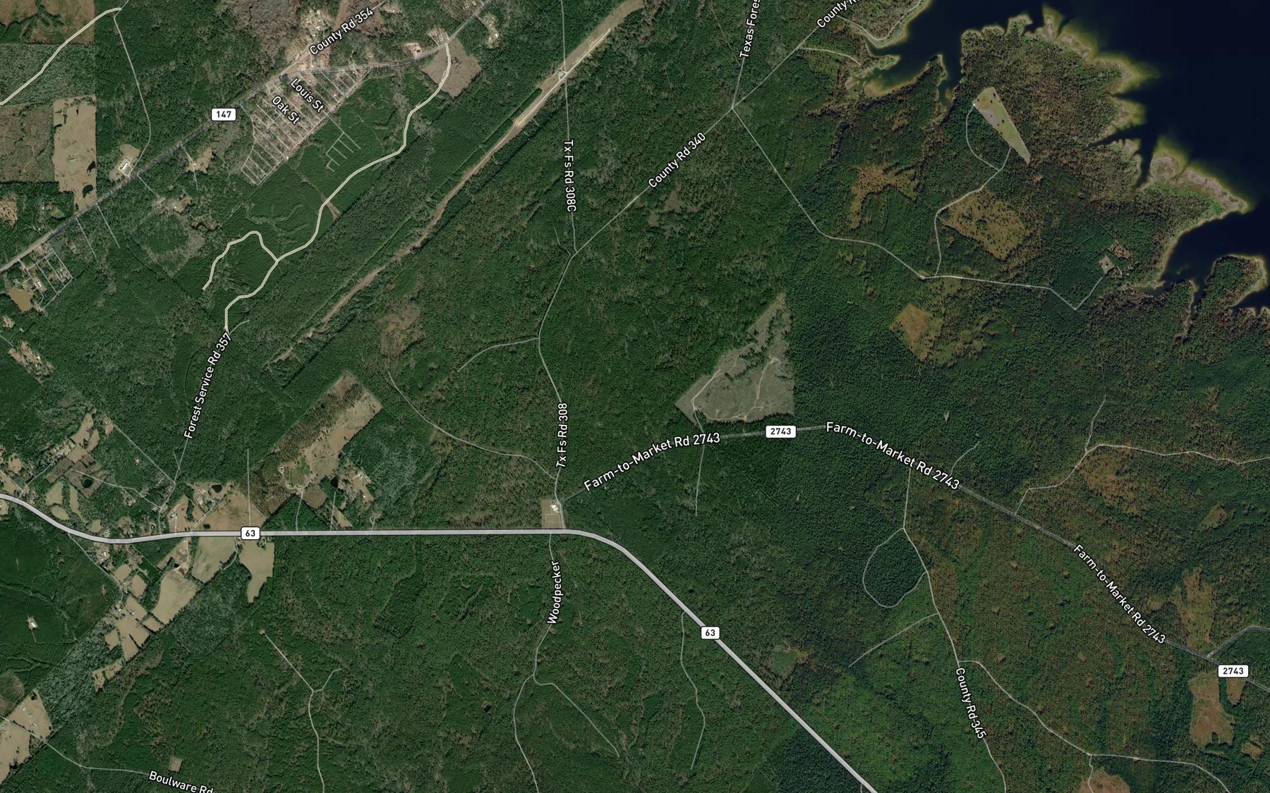 Satellite map of the Julia Creek