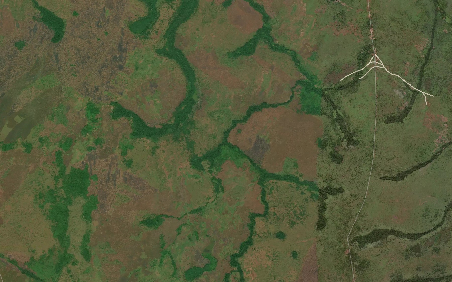 Satellite map of the Mambow