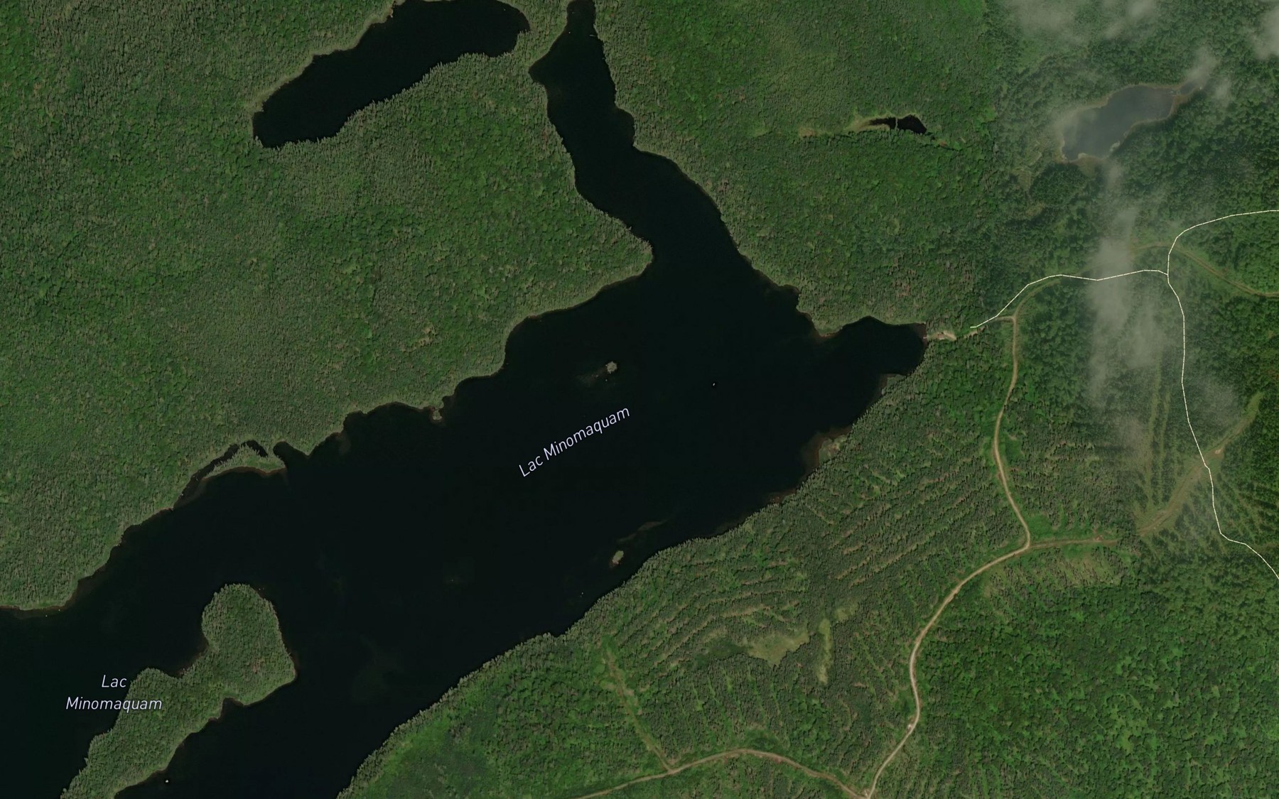 Satellite map of the Baie des Garde-Feu
