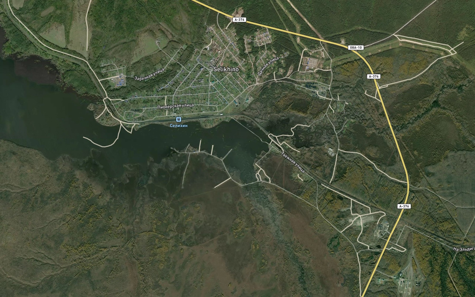 Satellite map of the El'digan