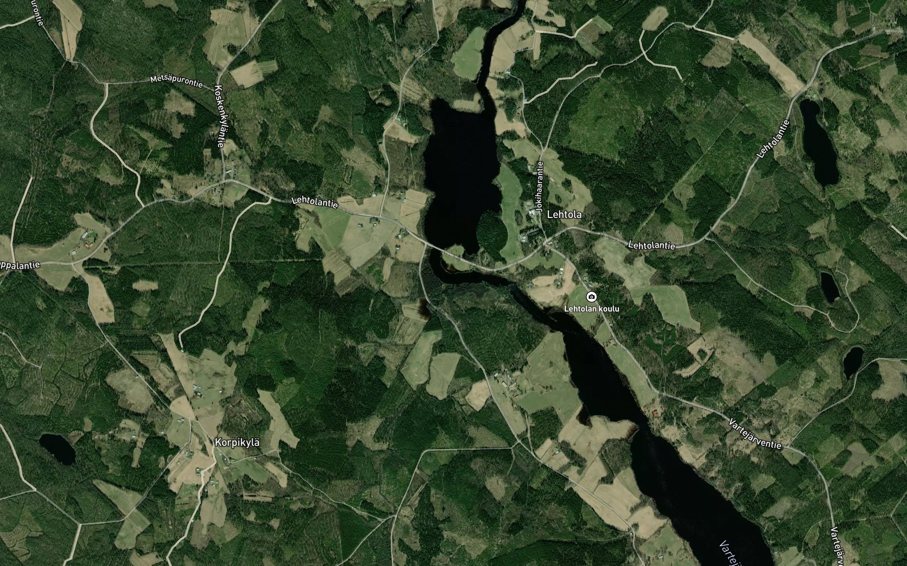 Satellite map of the Kalapuro