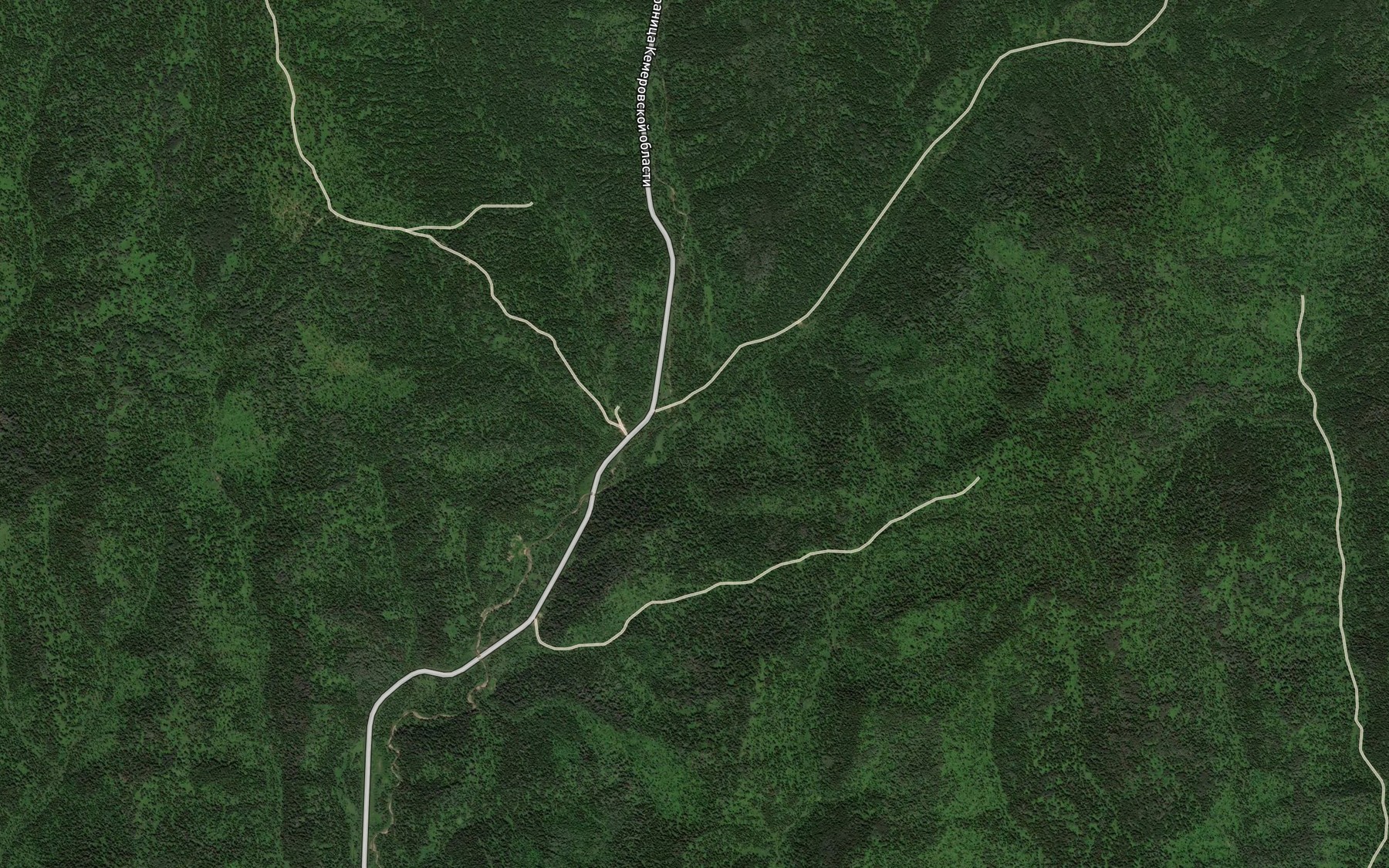 Satellite map of the Levyy Kayashkan