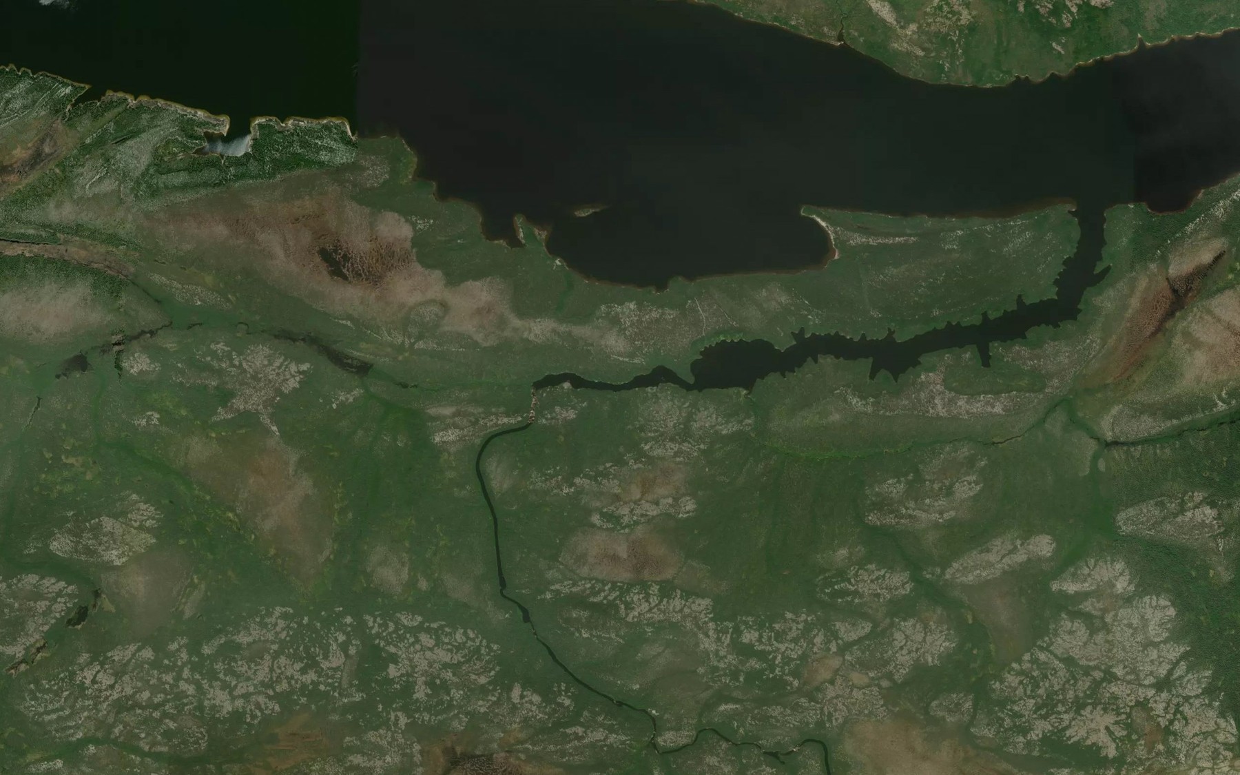 Satellite map of the Riviere Necopastic