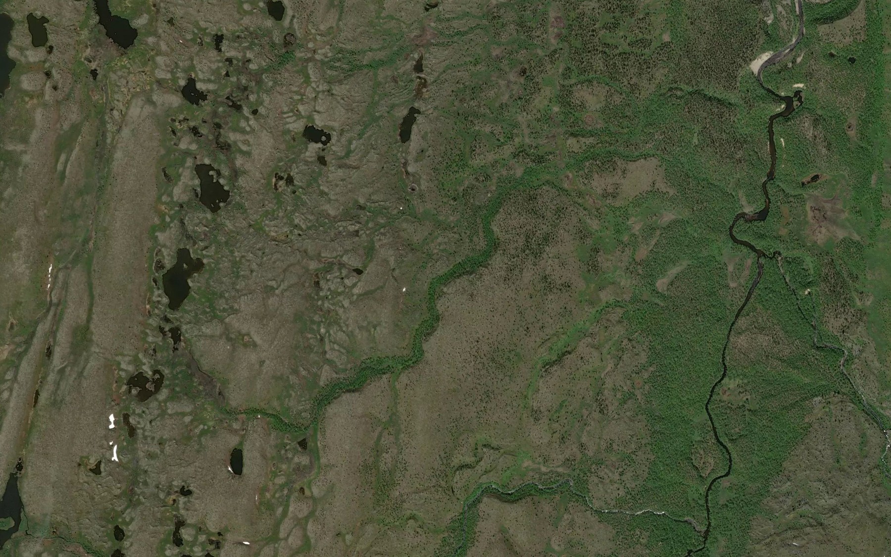 Satellite map of the Bihkkaboaldinavzi