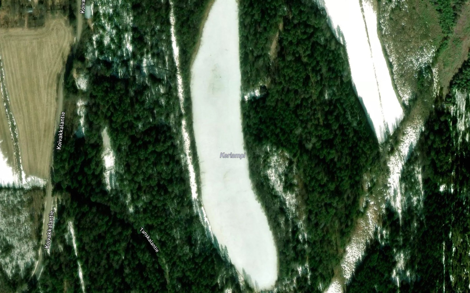 Satellite map of the Kerlampi