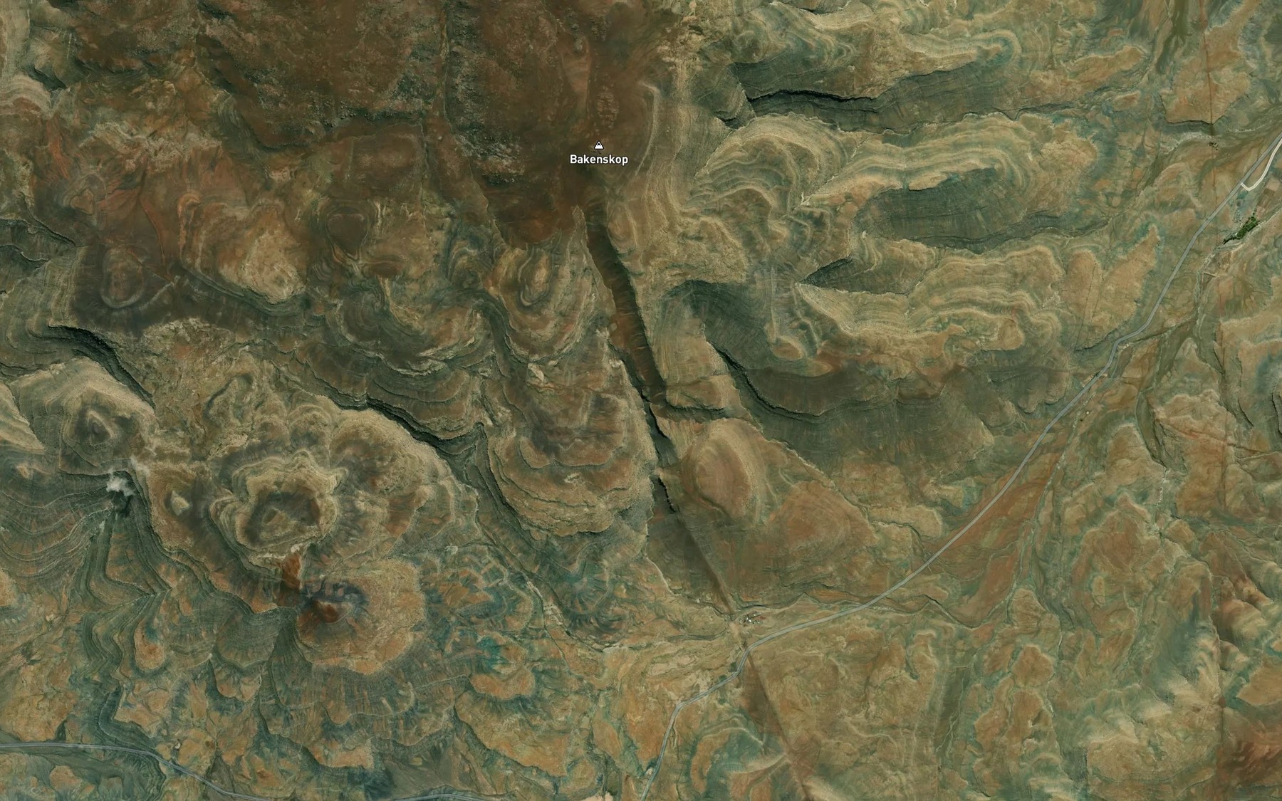Satellite map of the Rooikloof