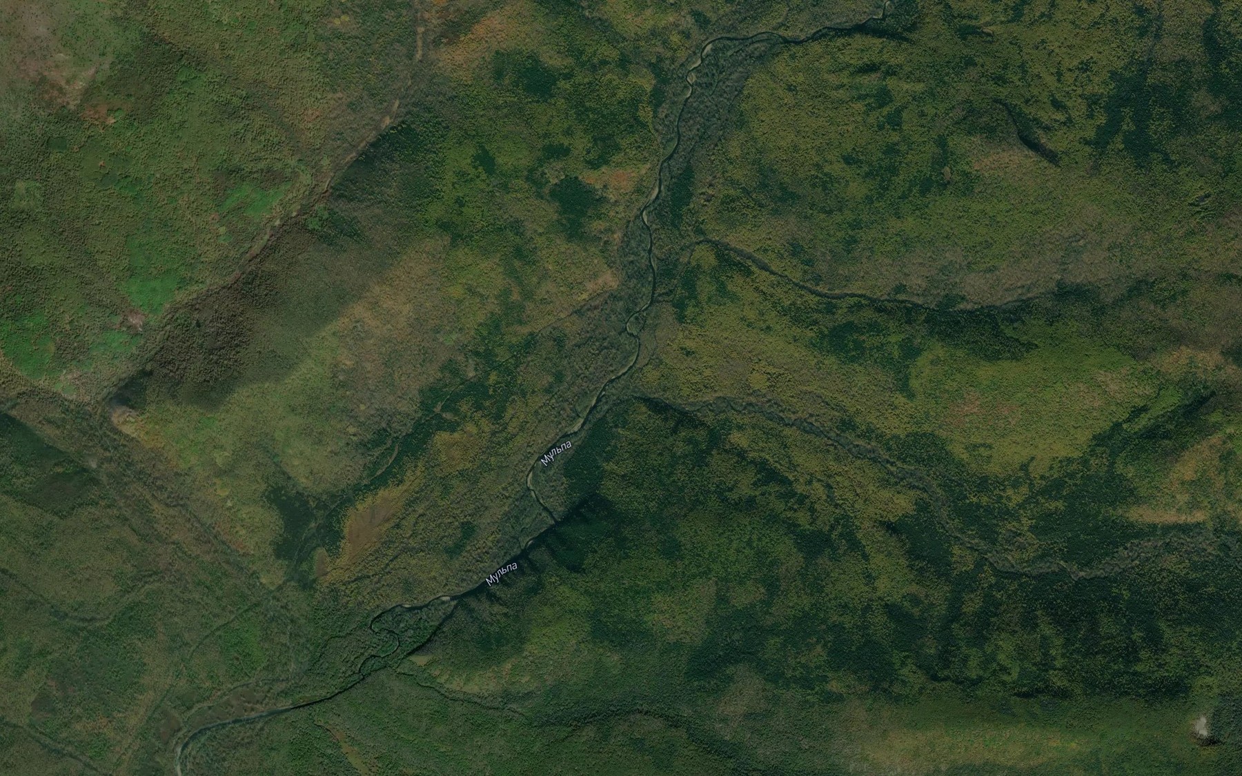 Satellite map of the Tormagcha