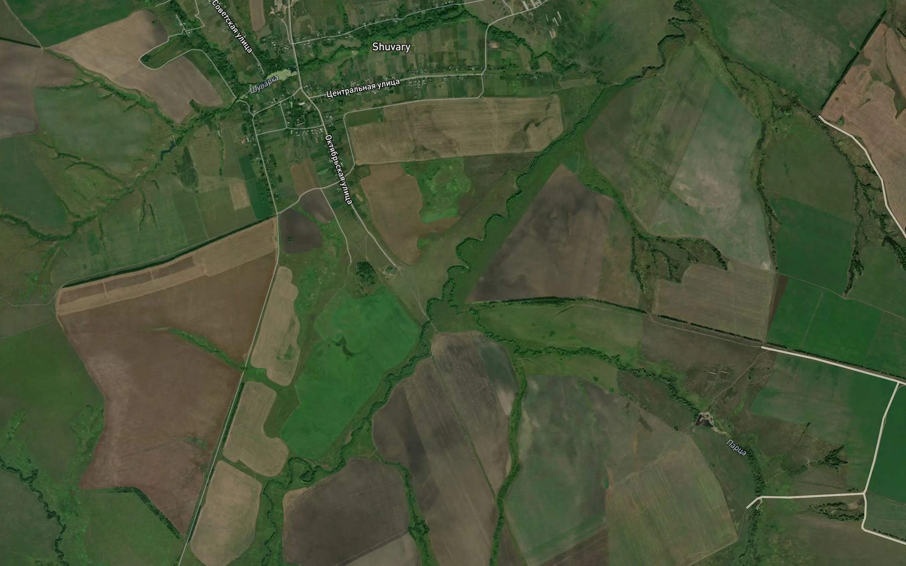 Satellite map of the Partsa